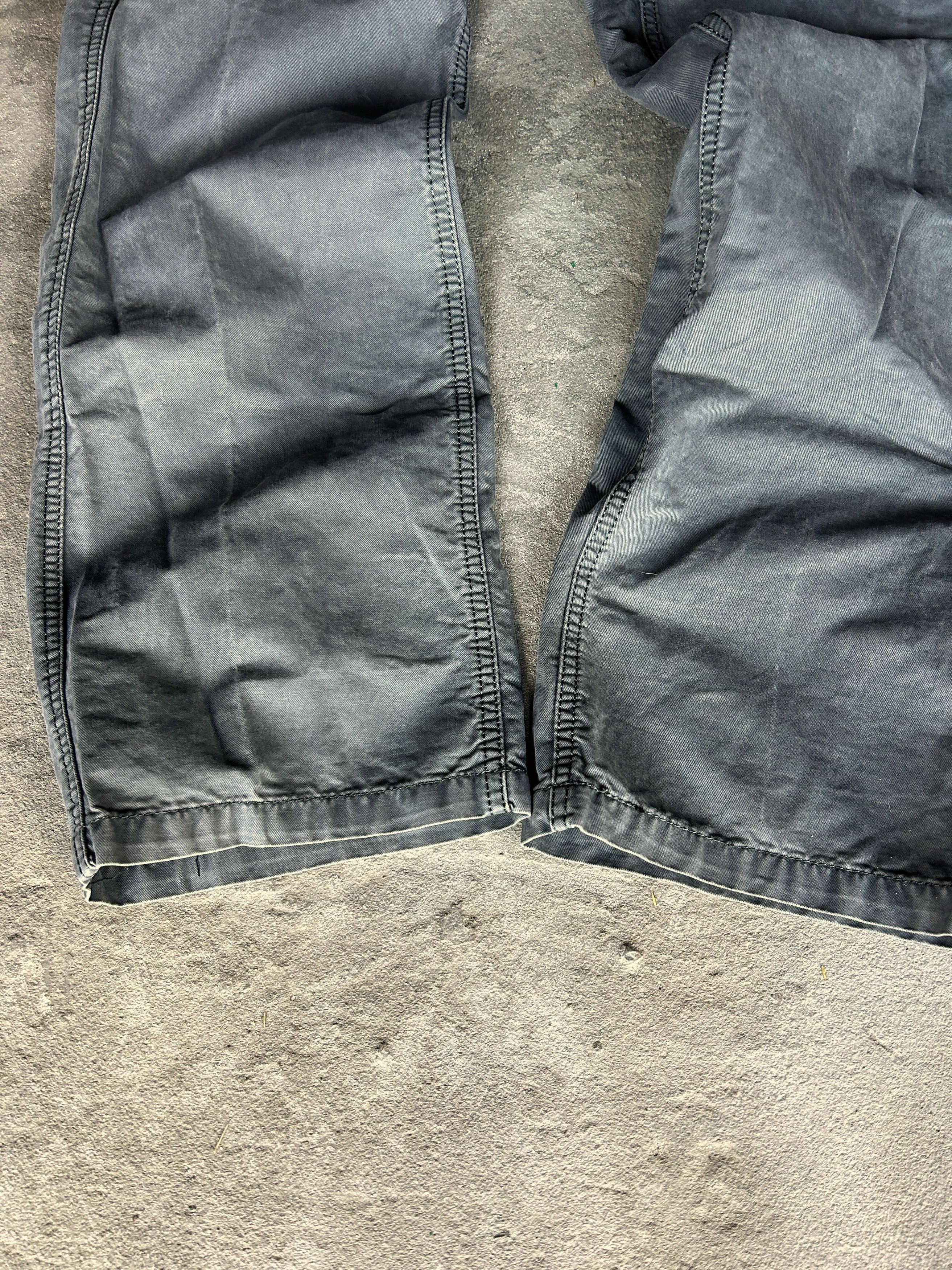Vintage Washed Black Cargo Pants Distressed Utility Y2K Style Size US 32 / EU 48 - 6 Thumbnail