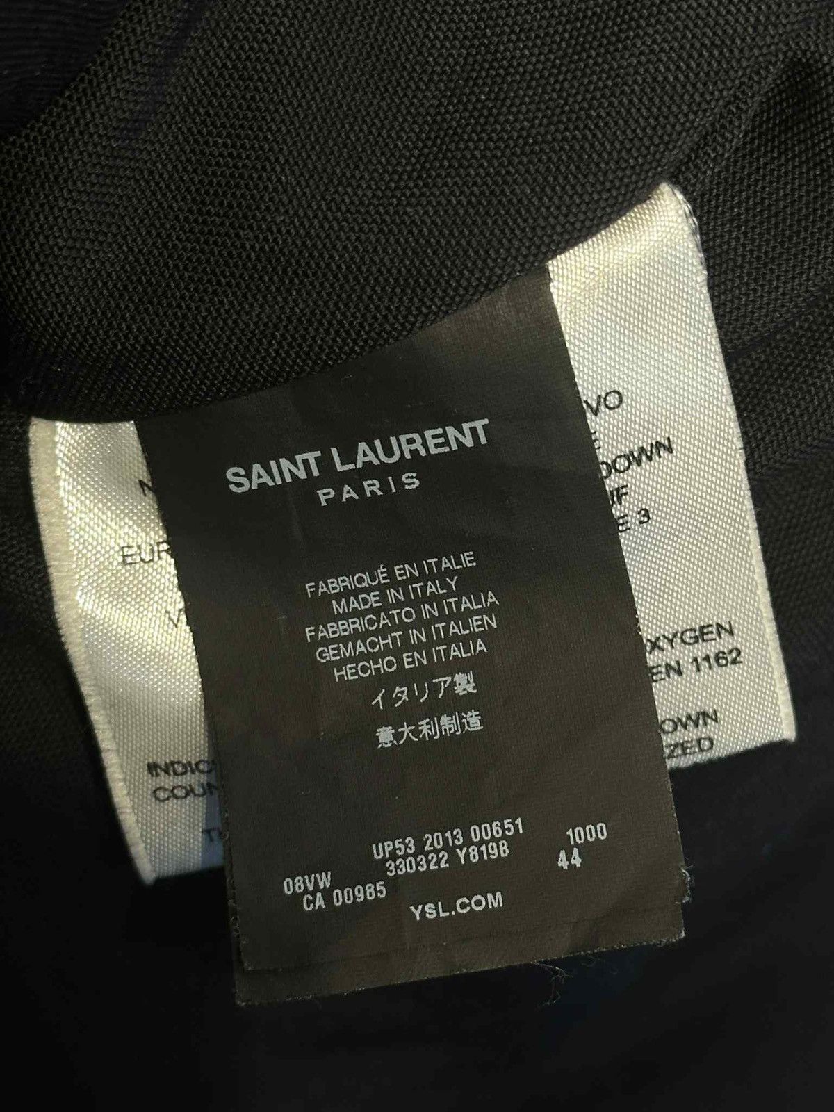 Saint Laurent Paris Saint Laurent Paris Leather Vest Puffer Jacket Size US S / EU 44-46 / 1 - 8 Thumbnail