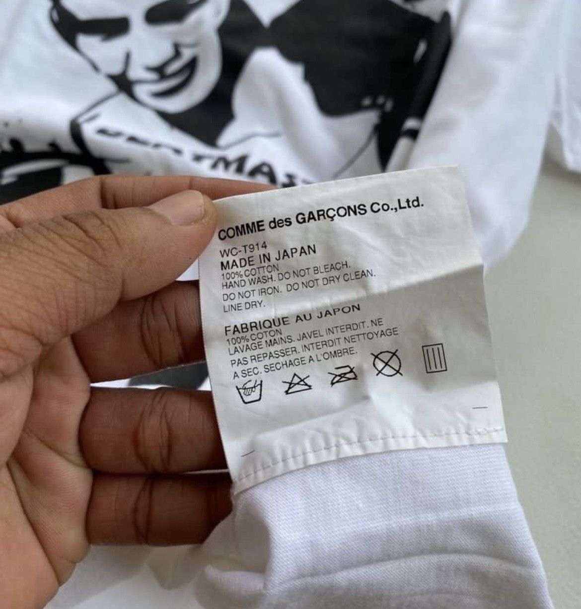Comme des Garcons × Japanese Brand × Junya Watanabe Come Des Garçons Junya Watanabe Beatmaster Sunil Pawar Tee Size US M / EU 48-50 / 2 - 6 Thumbnail