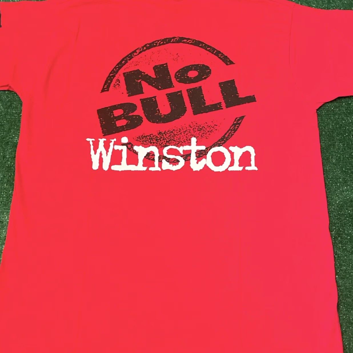 NASCAR VINTAGE 90s Nascar Winston Cup No Bull Winston Promo T-Shirt Mens XL Red Shirts Size US XL / EU 56 / 4 - 2 Thumbnail