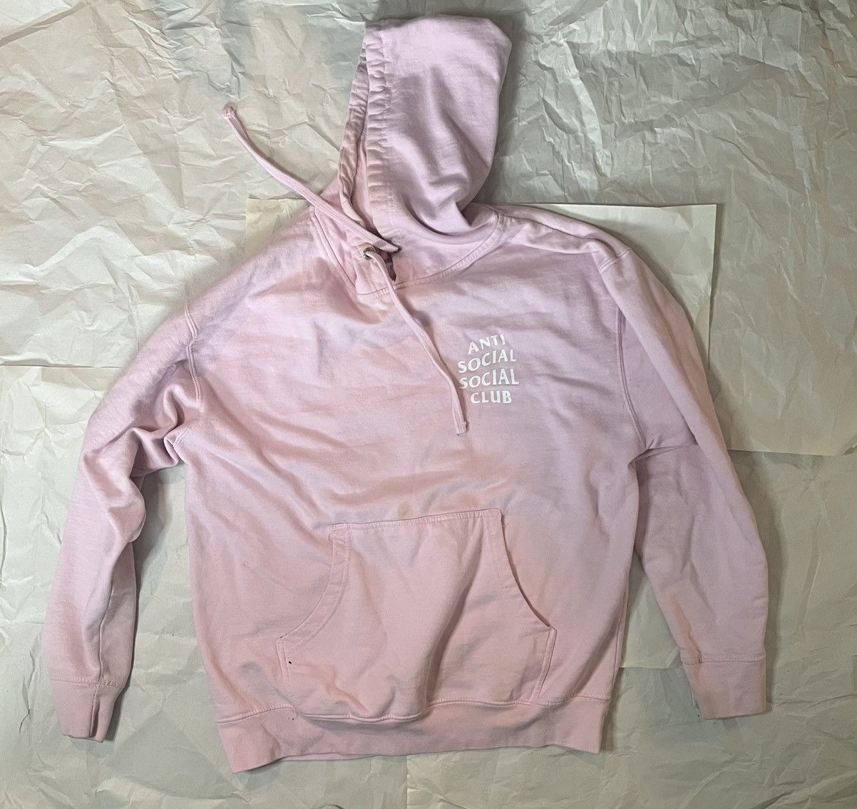 Anti Social Social Club ASSC PINK HOODIE Size US L / EU 52-54 / 3 - 1 Thumbnail