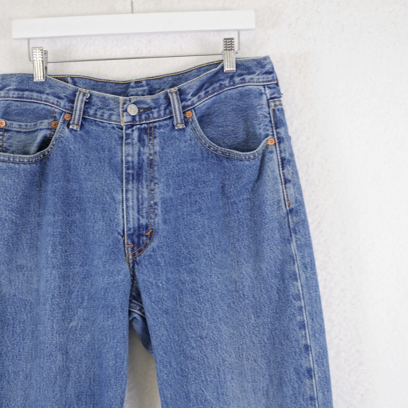 Levi's Levi's 550 Relaxed Fit Denim Blue Jeans 34/29 Mid Rise Tagge Size US 34 / EU 50 - 3 Thumbnail