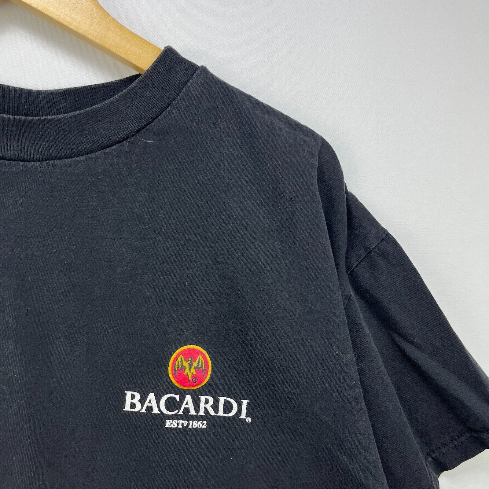 Bacardi × Vintage Vintage 90s Bacardi T-Shirt Made in USA Large Size US L / EU 52-54 / 3 - 3 Thumbnail