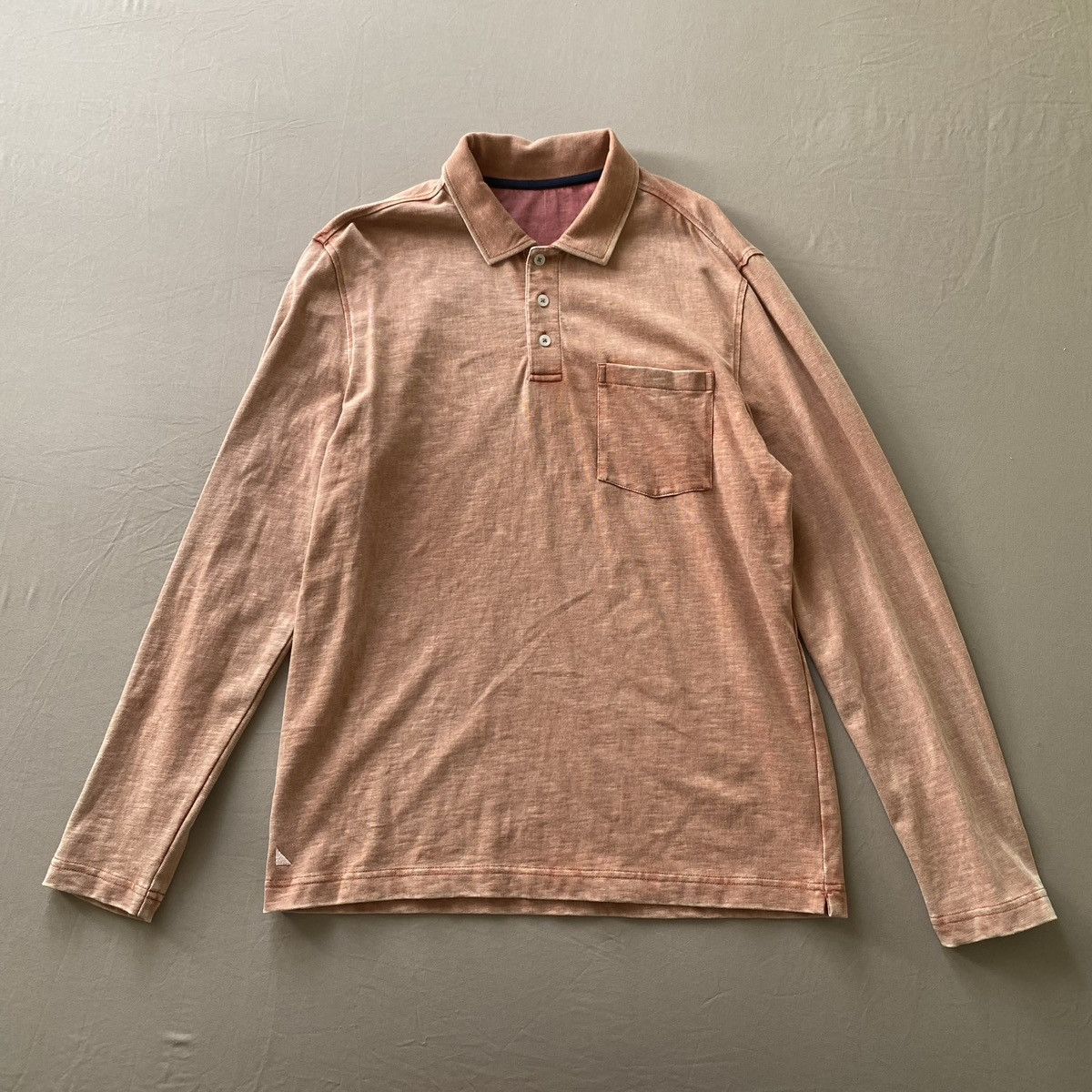 UNTUCKit UNTUCKit Garment-Dyed Long-Sleeve Polo Size US S / EU 44-46 / 1 - 1 Thumbnail