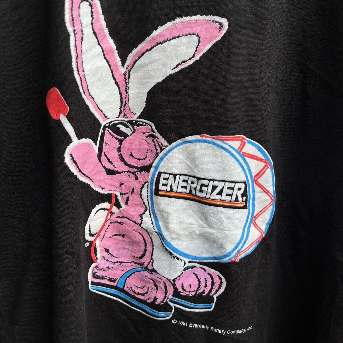 Vintage Vintage 90s ENERGIZER battery promo tee Size US L / EU 52-54 / 3 - 4 Thumbnail
