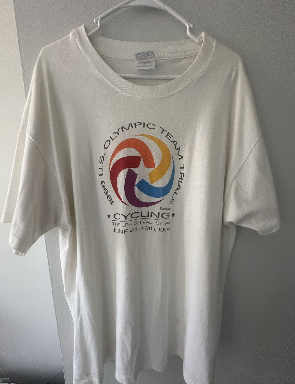 Vintage Vintage 1996 Olympic Tee Size US XL / EU 56 / 4 - 1 Thumbnail