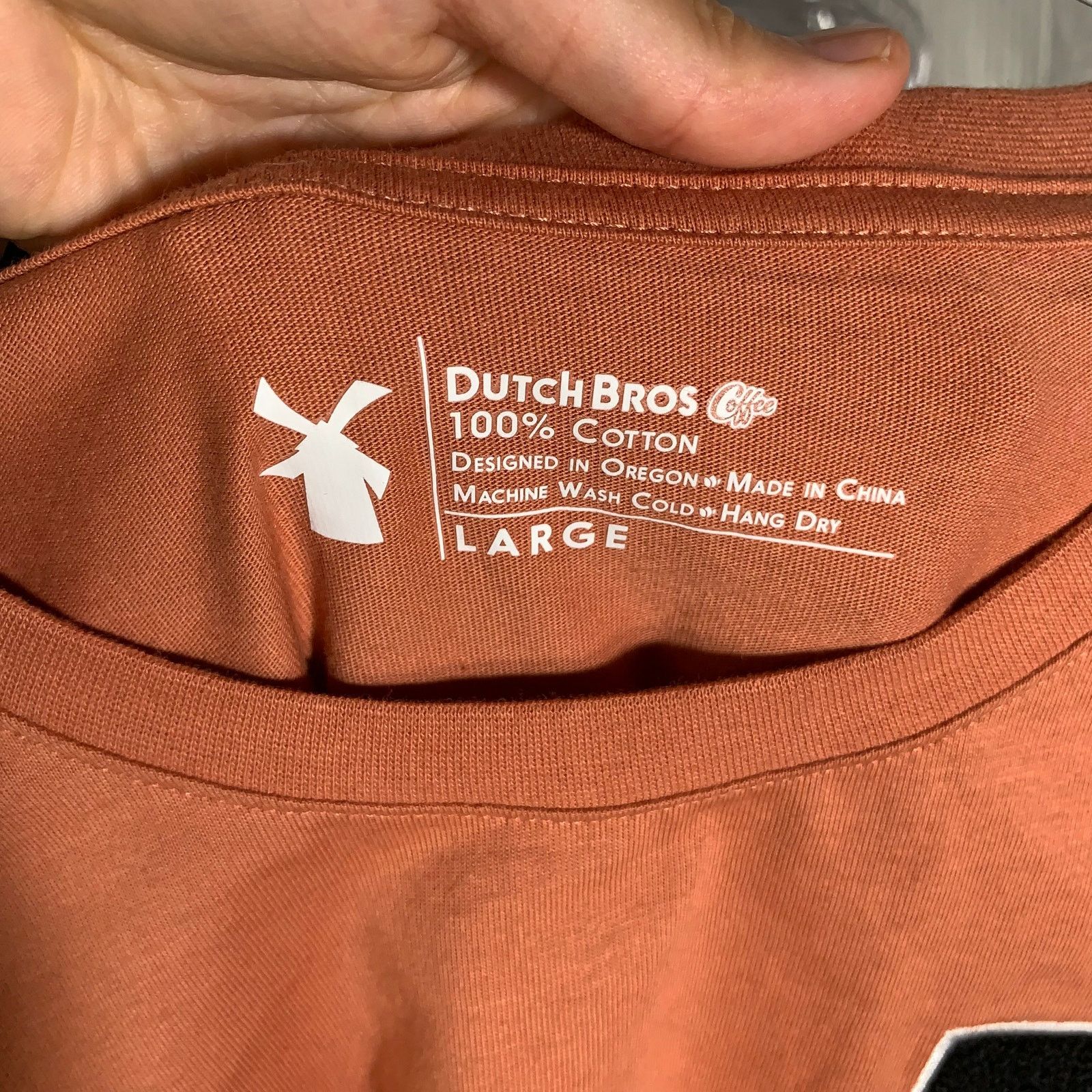 Other Dutch Bros Orange Long Sleeve T-Shirts Size L Size US L / EU 52-54 / 3 - 3 Thumbnail