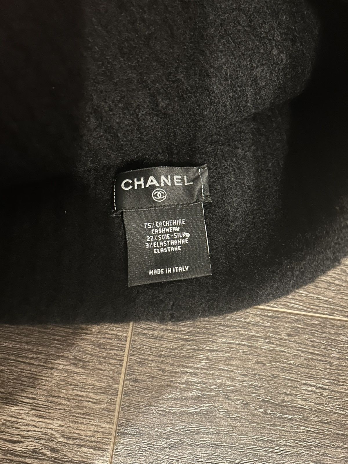 Chanel Chanel Cashmere CC Beanie Size ONE SIZE - 4 Thumbnail