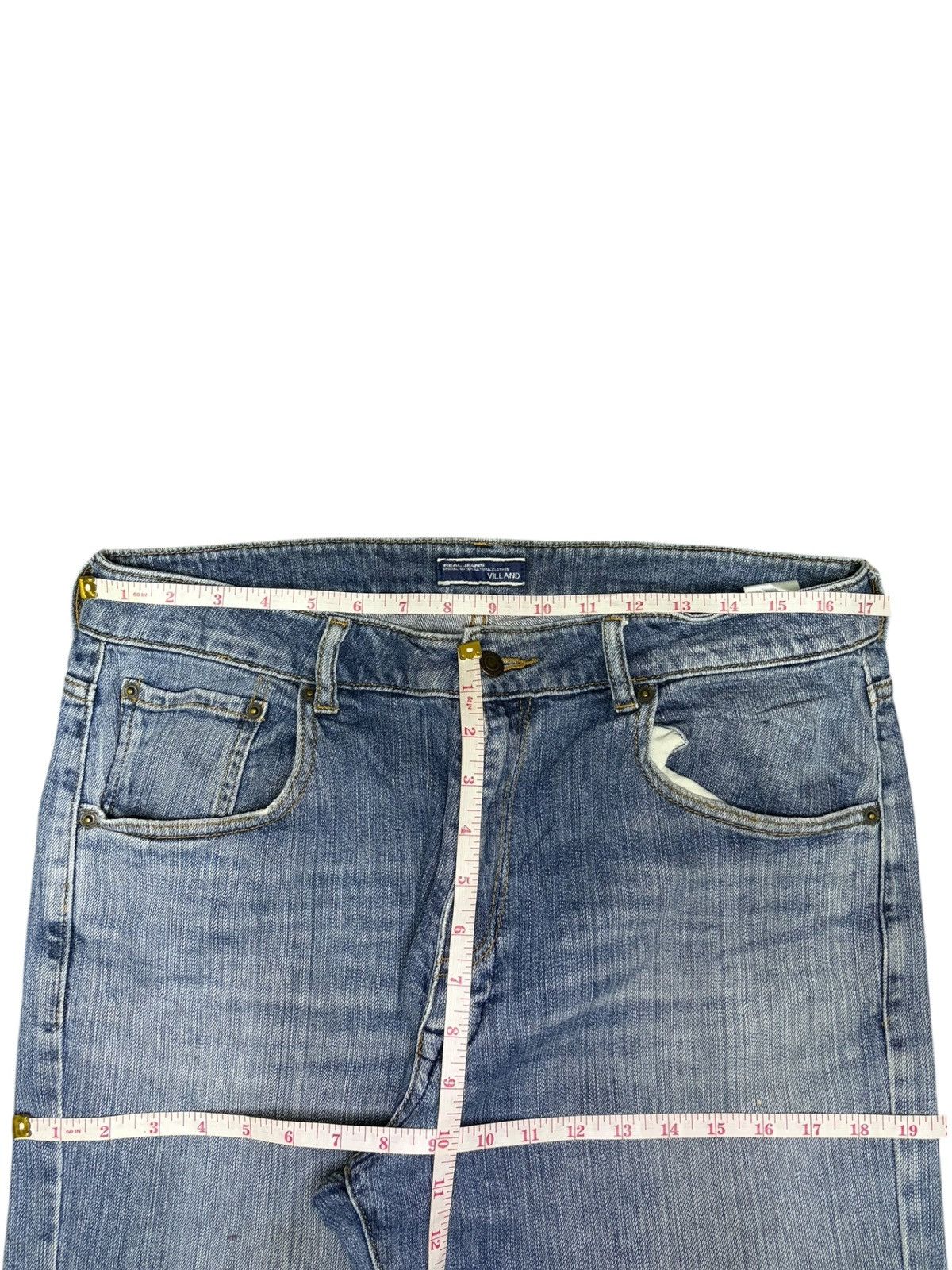 Fubu Vintage Japanese Brand Faded Wash Baggy Jeans Size 34" / US 12 / IT 48 - 6 Thumbnail
