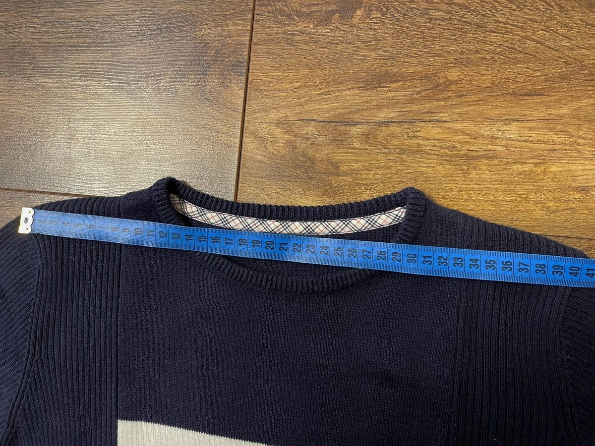Burberry × Vintage Burberry C.W.F. Authentic Knitting Sweater Crop Top sz 14 Size S / US 4 / IT 40 - 9 Thumbnail