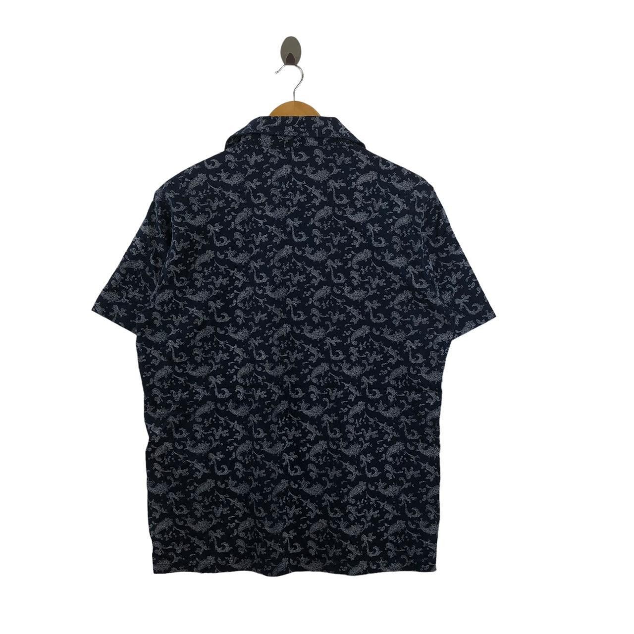 Other Vintage HILTON PAISLEY Over Print AOP Polo Tee Shirt Art Size US L / EU 52-54 / 3 - 2 Thumbnail