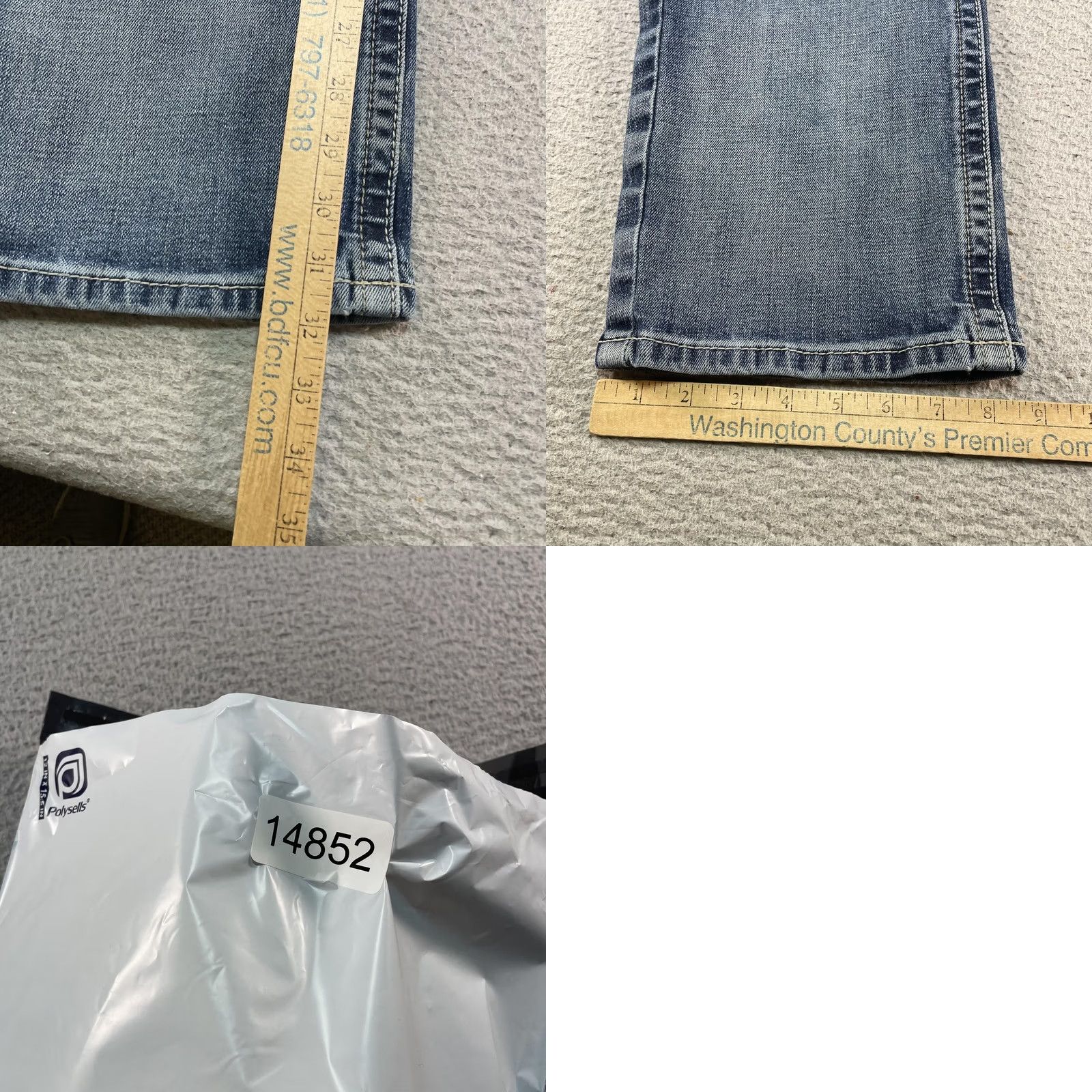 Ariat Ariat M5 Straight Fit Jeans Mens 38x32 Blue Denim Distressed Stretch Western Pockets Logo M5 Straight Fit Straight Leg Rodeo Anticipated Size US 38 / EU 54 - 11 Thumbnail