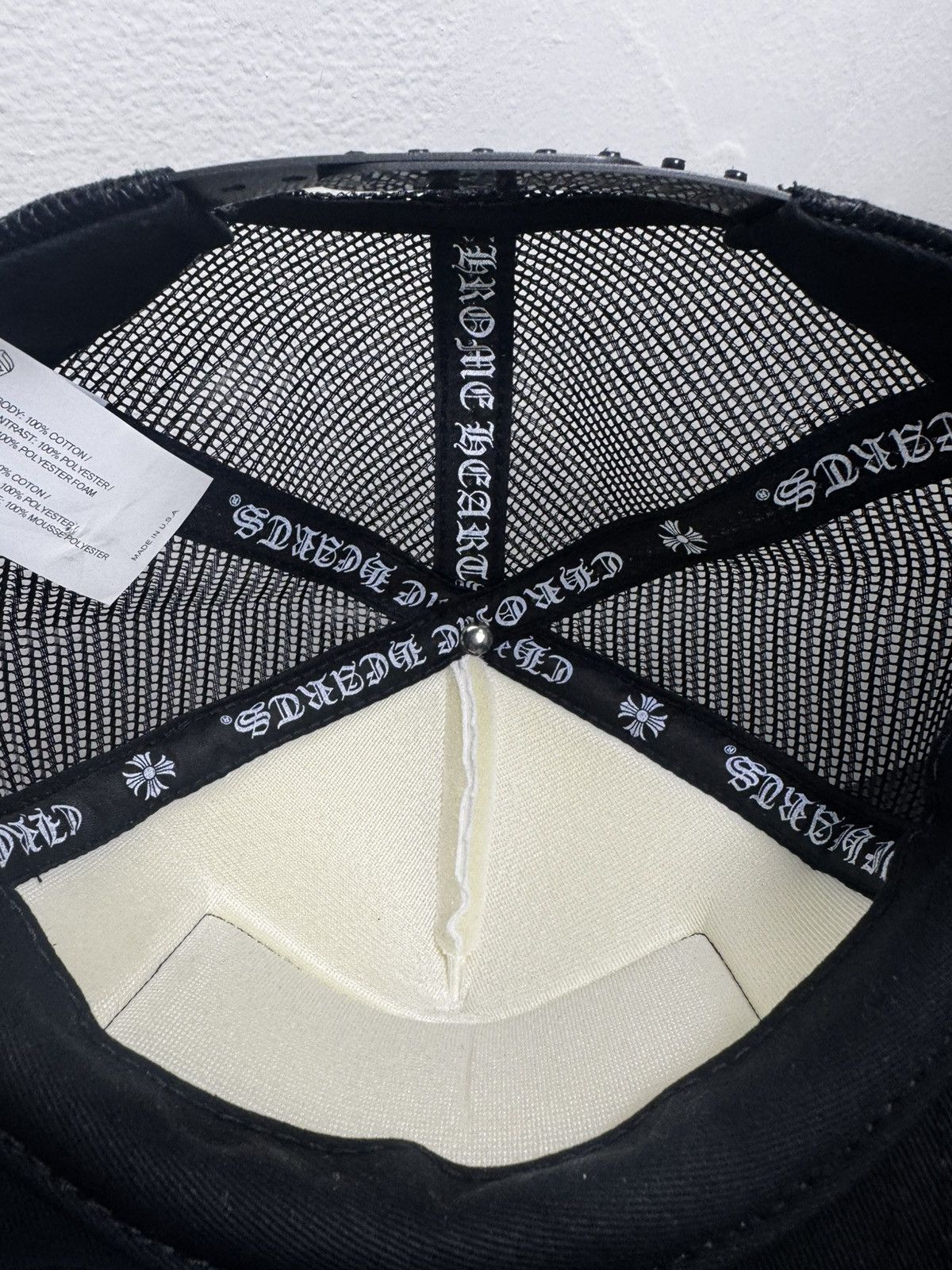 Chrome Hearts Chrome Hearts CH Hollywood Trucker Hat Size ONE SIZE - 8 Thumbnail