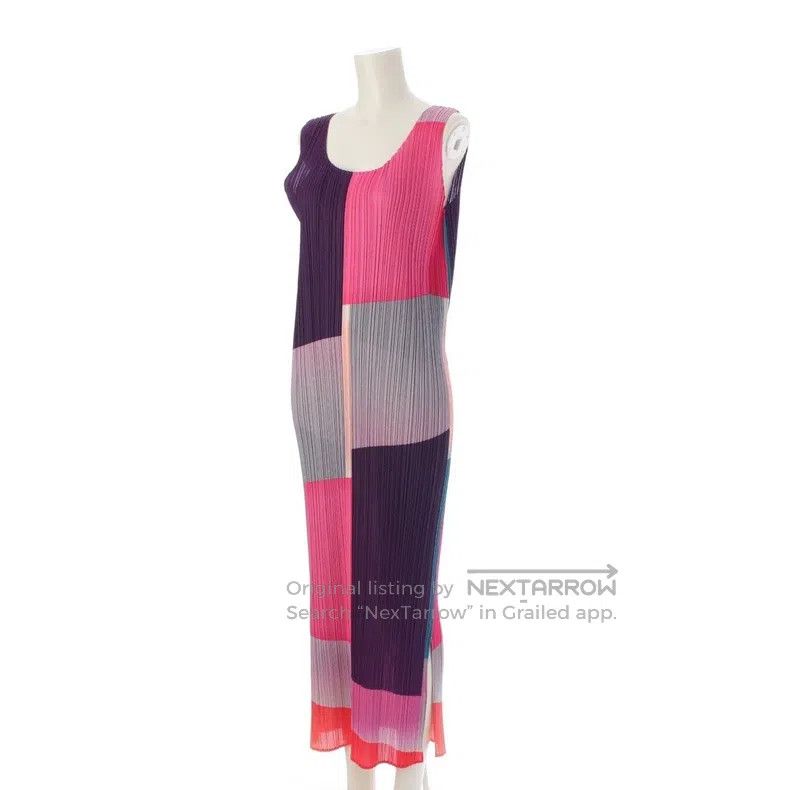 Issey Miyake Issey Miyake Color-block Dress Size M / US 6-8 / IT 42-44 - 1 Thumbnail
