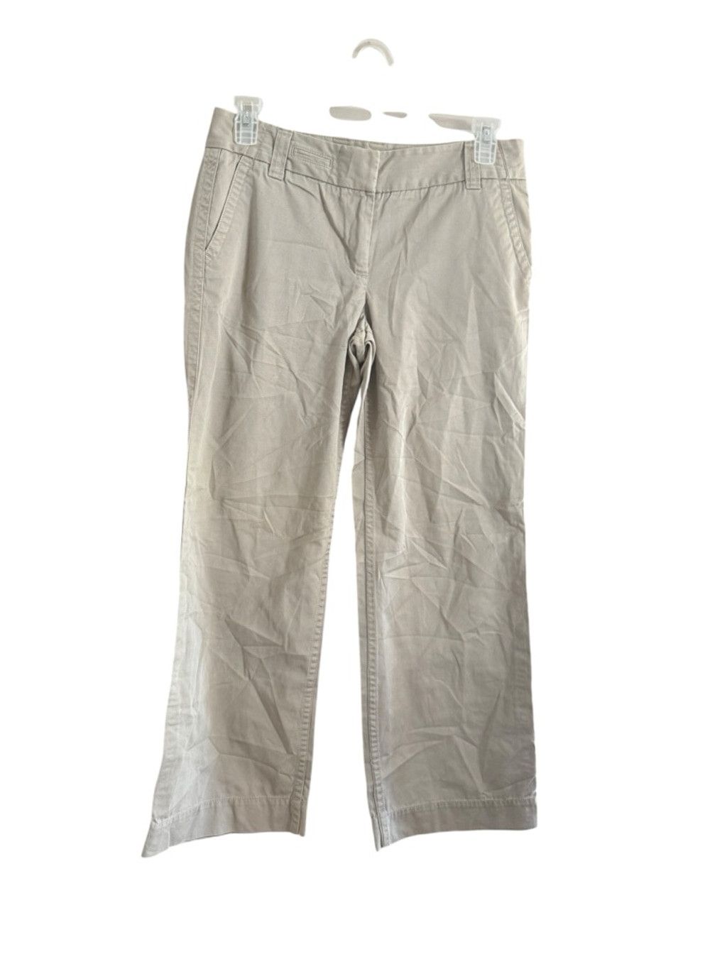 J.Crew Women's J.Crew Chino Classic Twill Capris Size 8 Beige Size 30" / US 8 / IT 44 - 3 Thumbnail