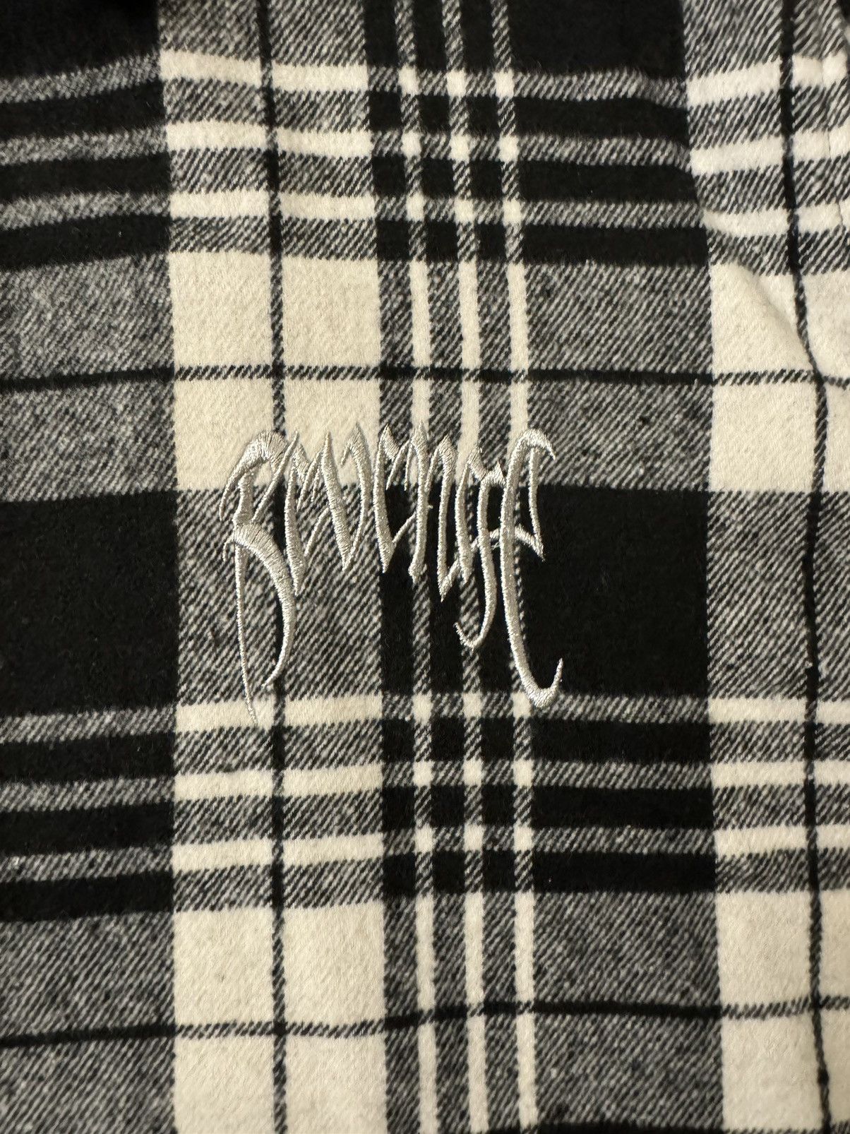 Revenge Revenge Black Embroidered Flannel Size US L / EU 52-54 / 3 - 2 Thumbnail