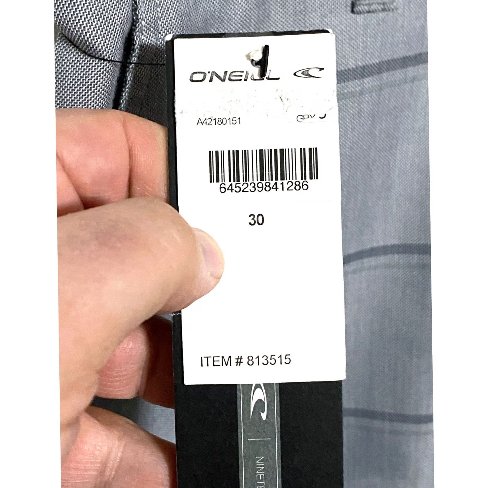 O'Neill O'Neill Shorts Striped Mens 30 NWT Flynn Skate Surf Beach Summer Athleisure Y2K Gray Size US 30 / EU 46 - 6 Thumbnail