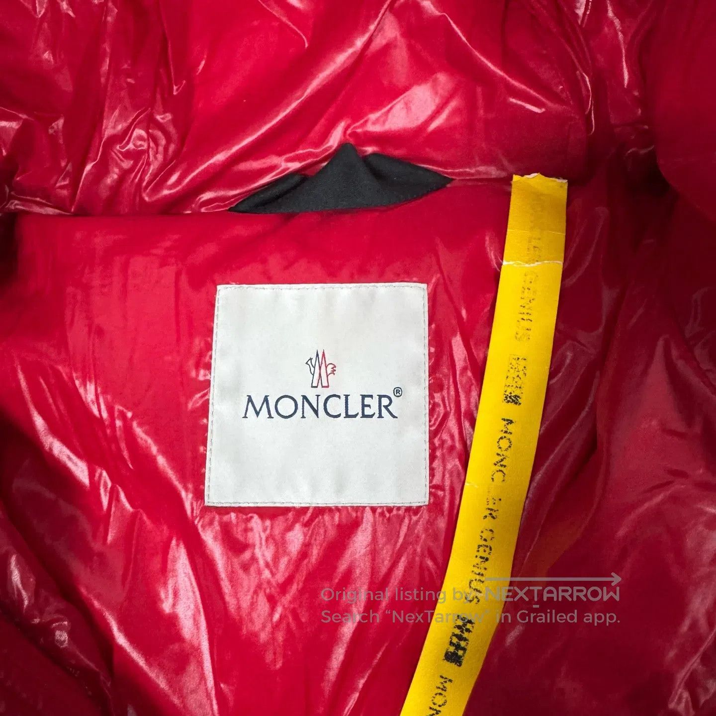Moncler Moncler Venant Red Inner Layer; Sleeve Label with Large Lo Size US XL / EU 56 / 4 - 4 Thumbnail