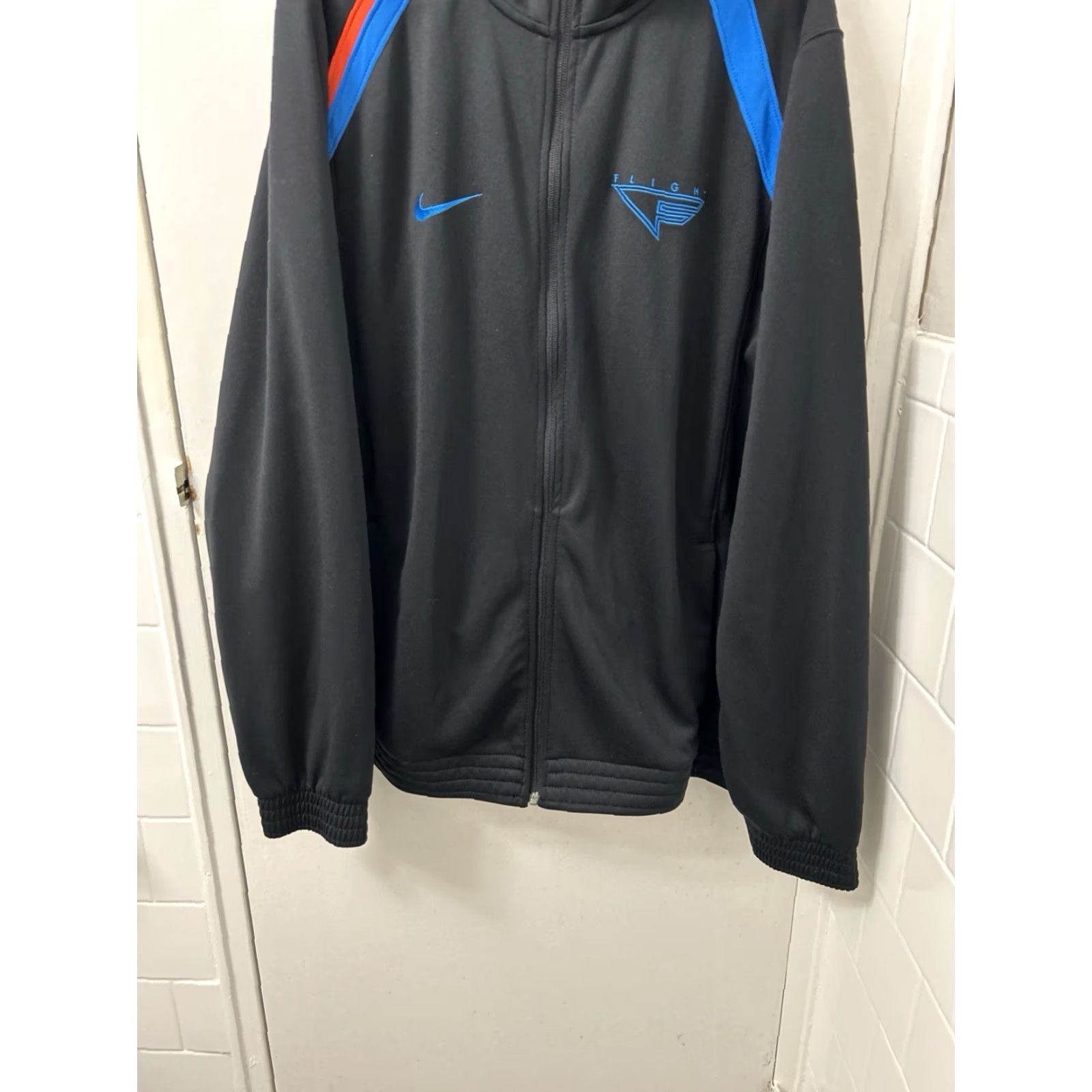 Nike Nike Flight Track Jacket Mens XL Black Full Zip Basketball 439185-010 Size US XL / EU 56 / 4 - 3 Thumbnail