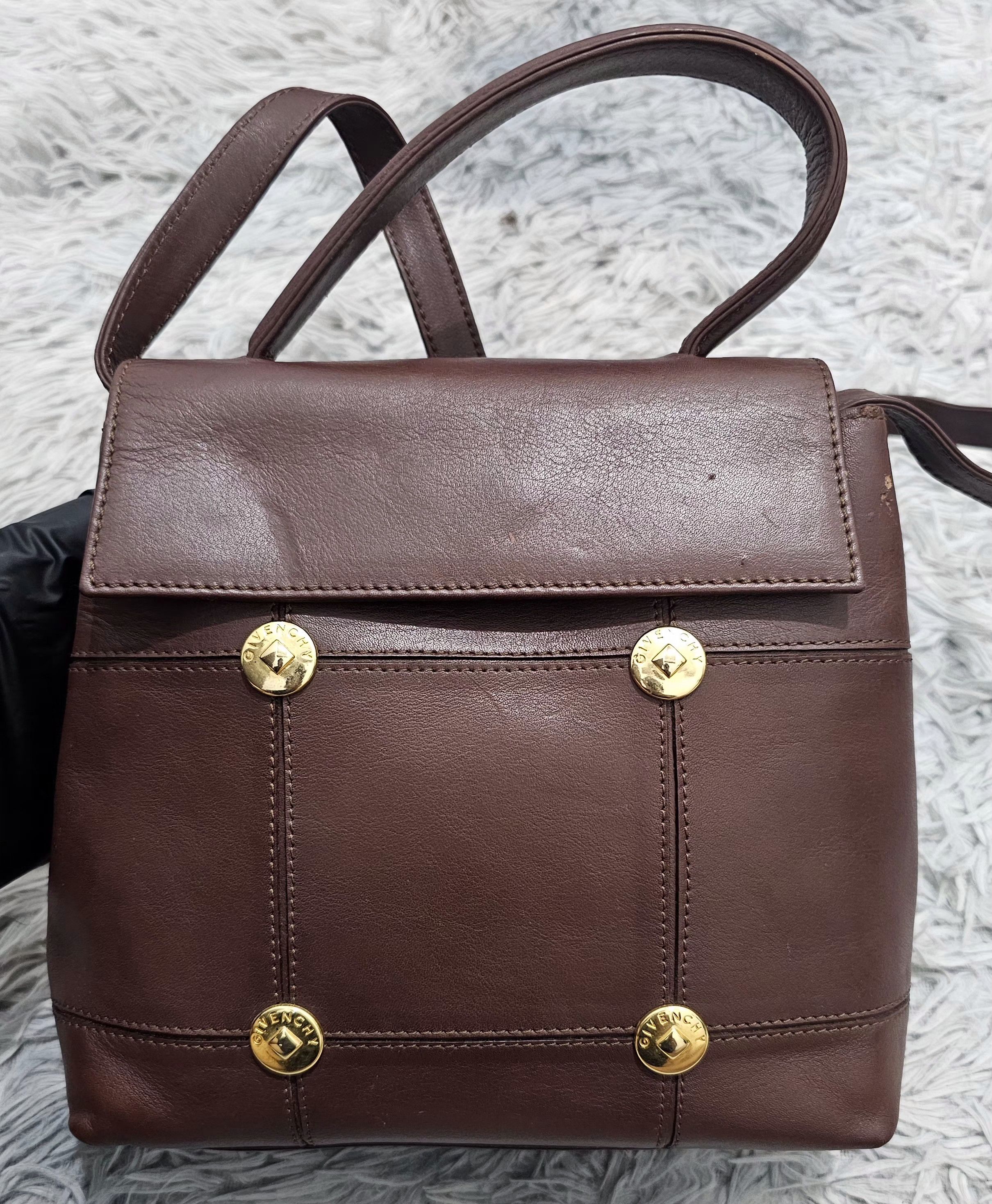 Givenchy Vintage Givenchy Studded GHW Leather Crossbody Bag Size ONE SIZE - 3 Thumbnail