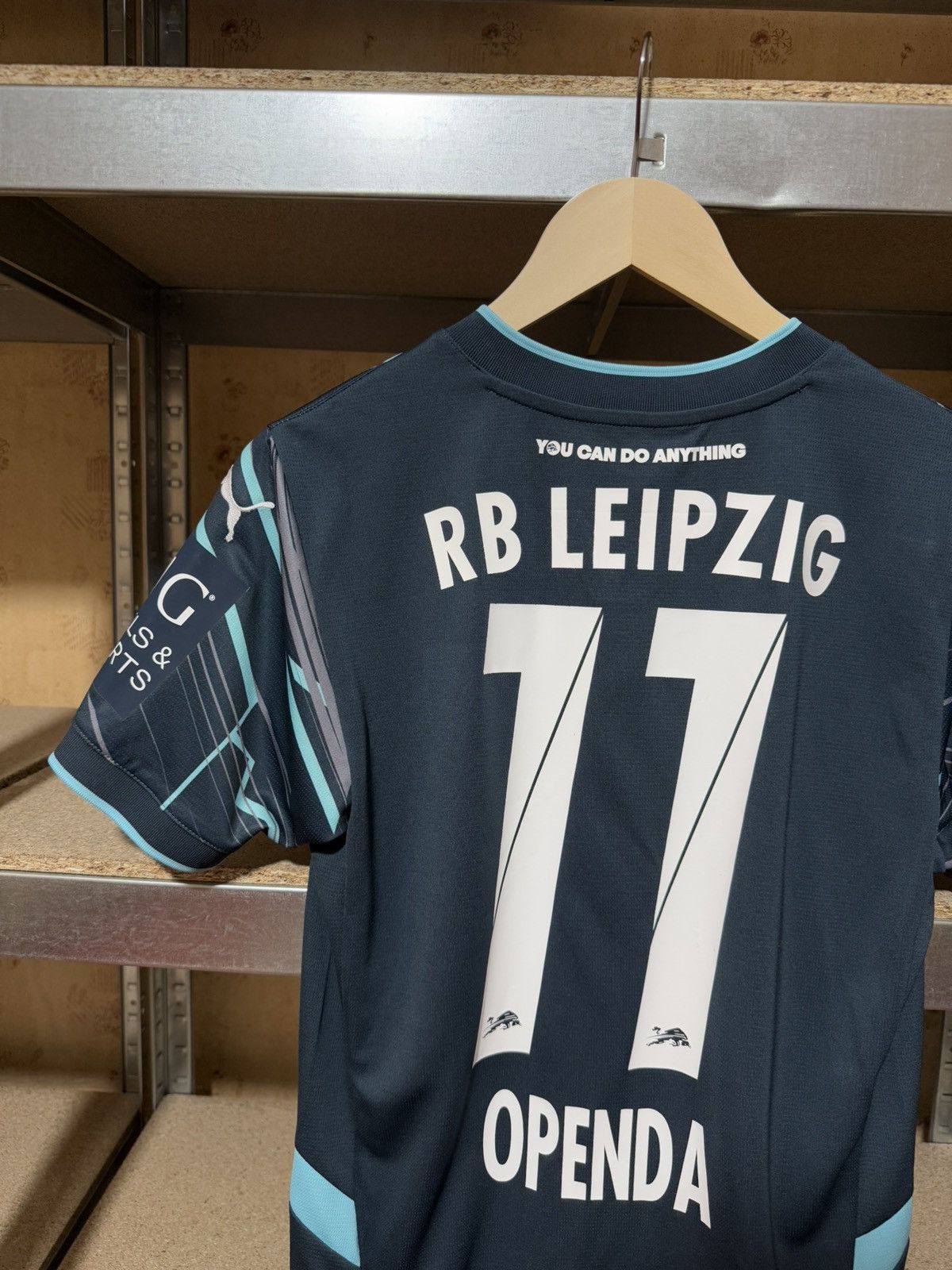 Puma × Vintage Puma RB Leipzig Openda UEFA 2024 2025 Third Soccer Jersey Size US S / EU 44-46 / 1 - 5 Thumbnail