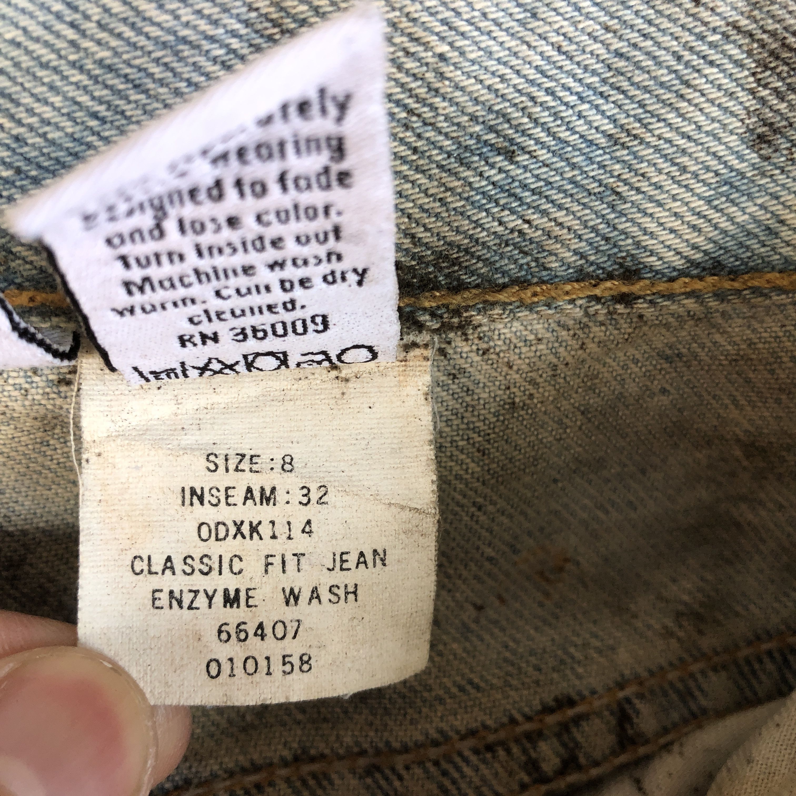 Calvin Klein Vintage Calvin Klein Jeans Dirty Calvin Klein Denim Pants Size 26" / US 2 / IT 38 - 9 Thumbnail