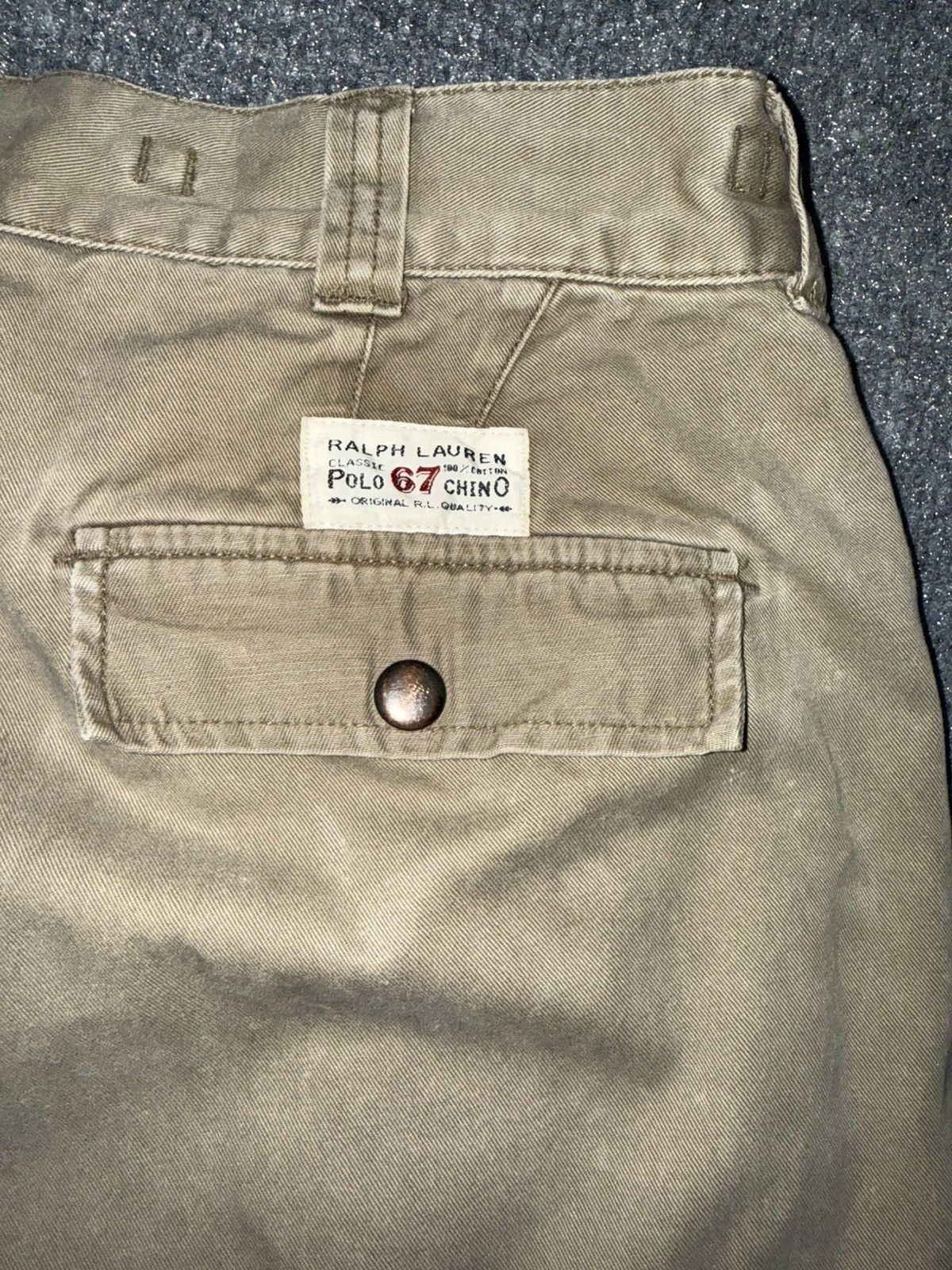 Polo Ralph Lauren Vintage Polo Ralph Lauren 67 Chino Cargo Pants Khaki 32x32 Size US 32 / EU 48 - 6 Thumbnail