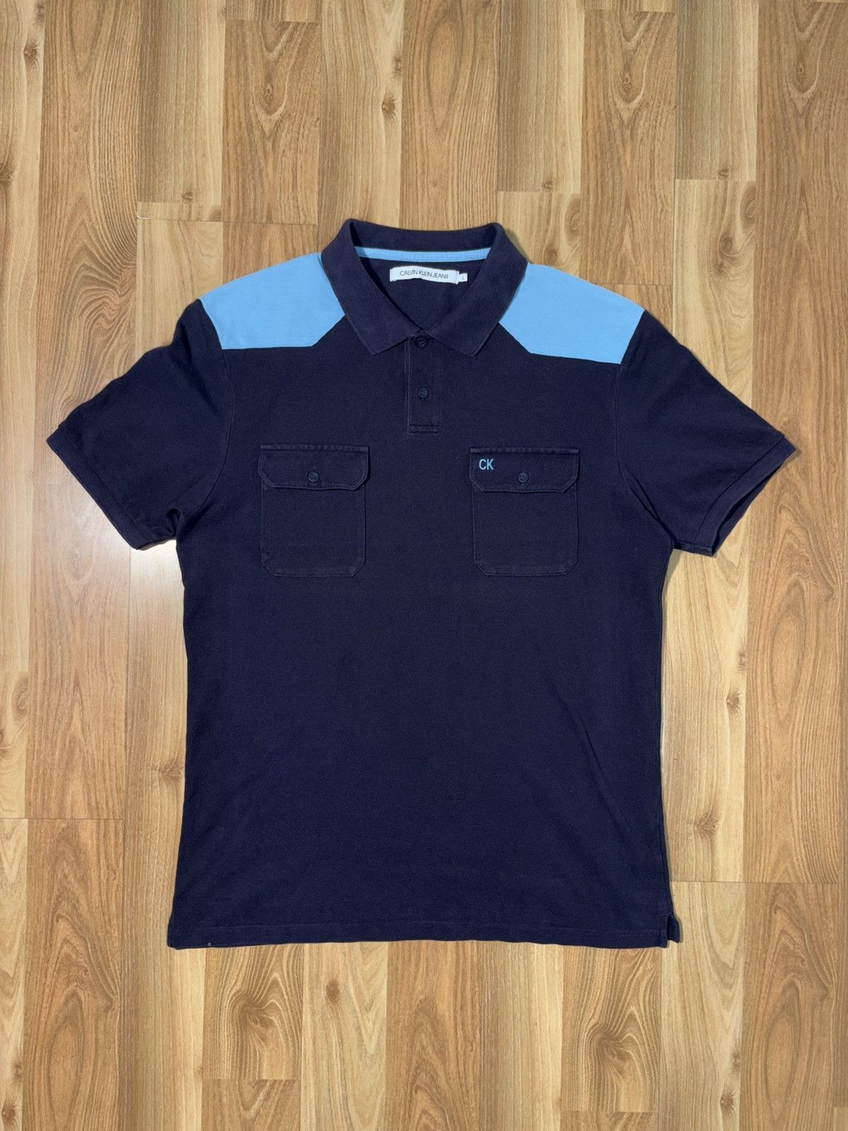 Calvin Klein Calvin Klein Jeans Western-Style Utility Polo Size US L / EU 52-54 / 3 - 1 Thumbnail