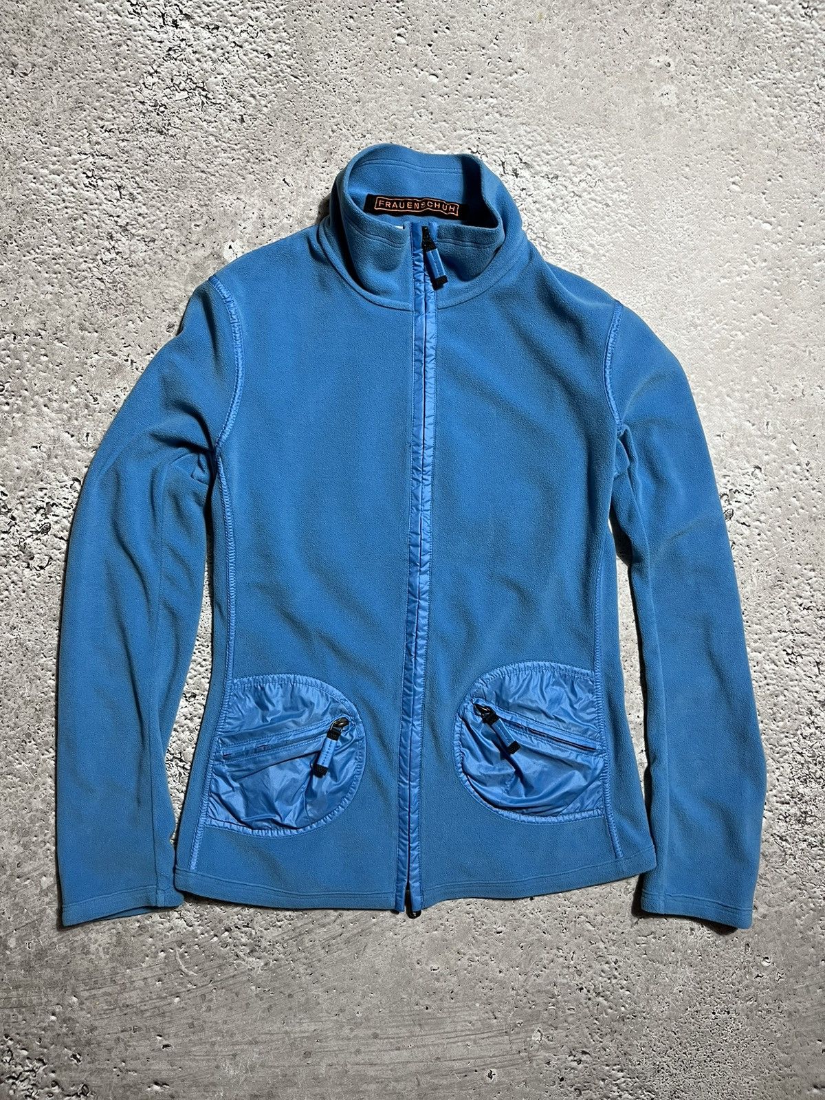 Frauenschuh Frauenschuh Neylon Pocket Zip Fleece Sweatshirt Jacket Size M / US 6-8 / IT 42-44 - 1 Thumbnail