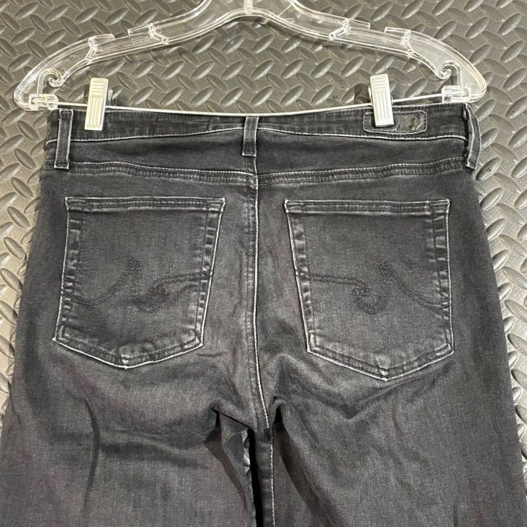 Denime AG Adriano Goldschmied Jeans Prima Cigarette Leg Black Wash Denim Women Size 26 Jeans Women 26 Black AG Adriano Goldschmied Primeiro Cigarette? Size 26" / US 2 / IT 38 - 3 Thumbnail