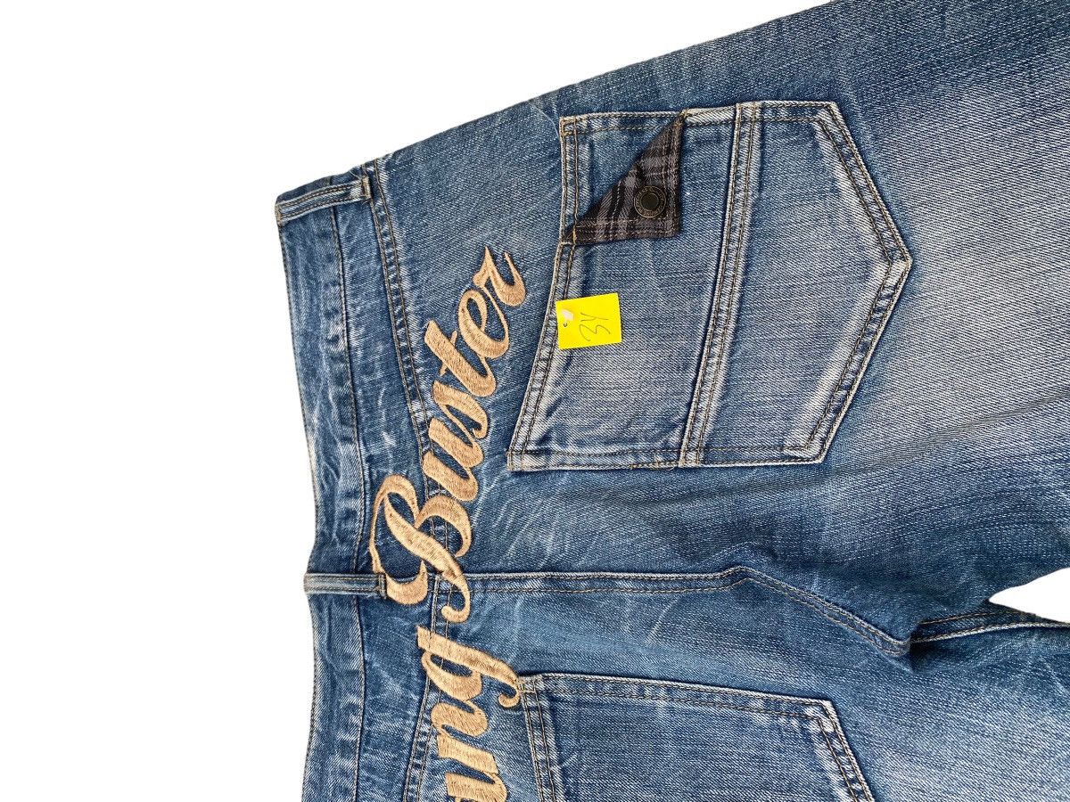 Japanese Brand Vintage Gang Buster Spellout Distressed Pant Size US 34 / EU 50 - 5 Thumbnail