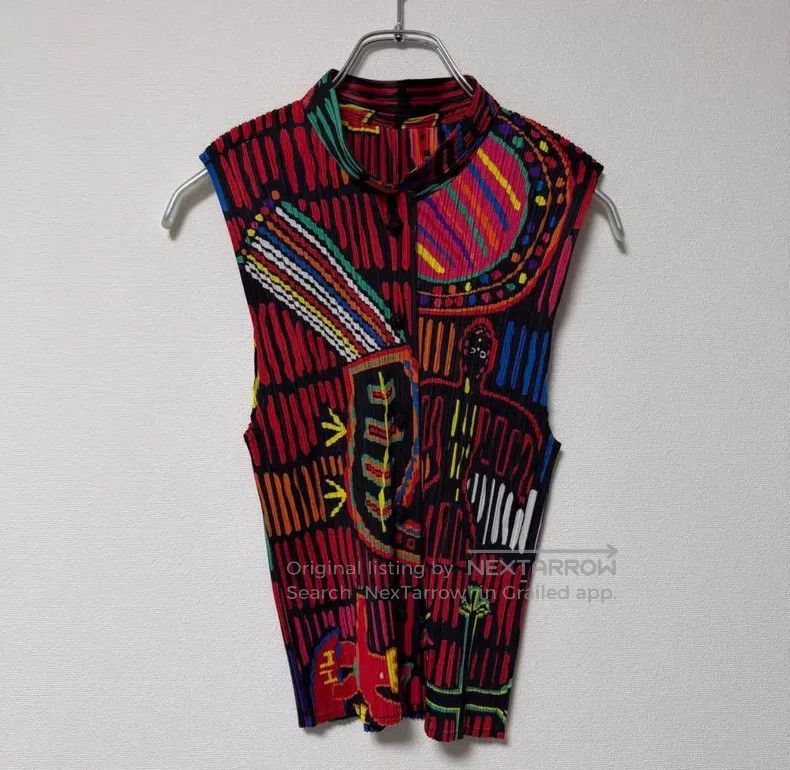 Issey Miyake Issey Miyake Chinese Stand Collar Vest Size XL / US 12-14 / IT 48-50 - 1 Thumbnail