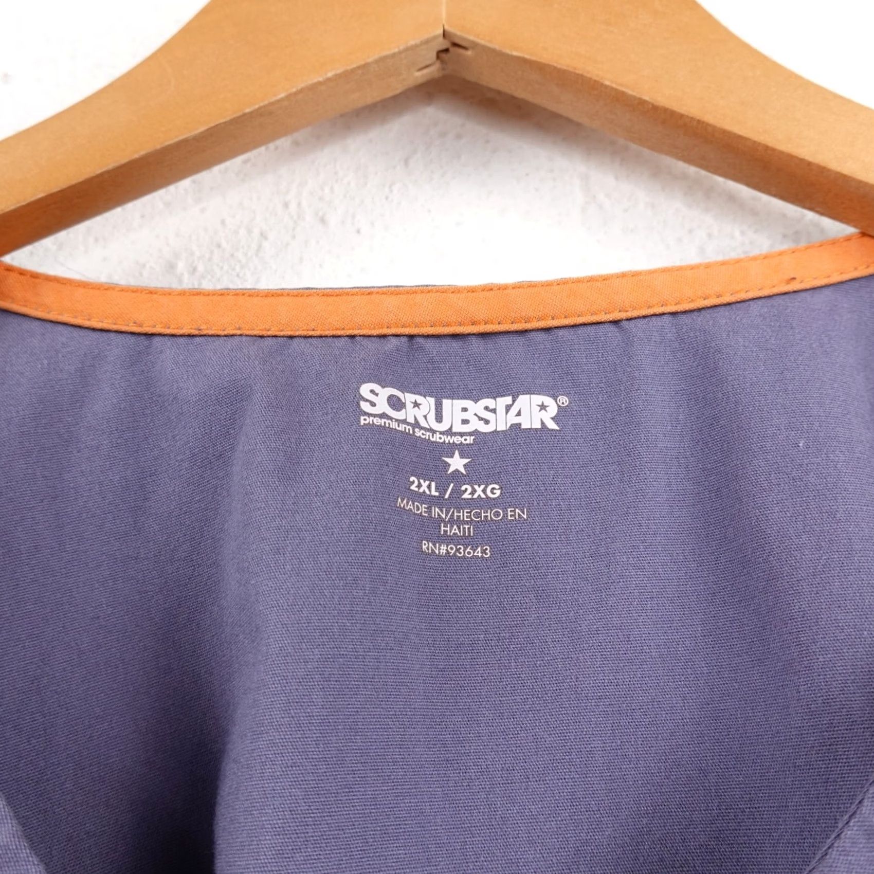 Vintage VINTAGE Scrubstar Women's Scrub Top 2XL Condor Grey Double Pockets V-Neck Mens? Woman? -- Sorry, I cannot include extra text. Size XXL / US 16-18 / IT 52-54 - 3 Thumbnail