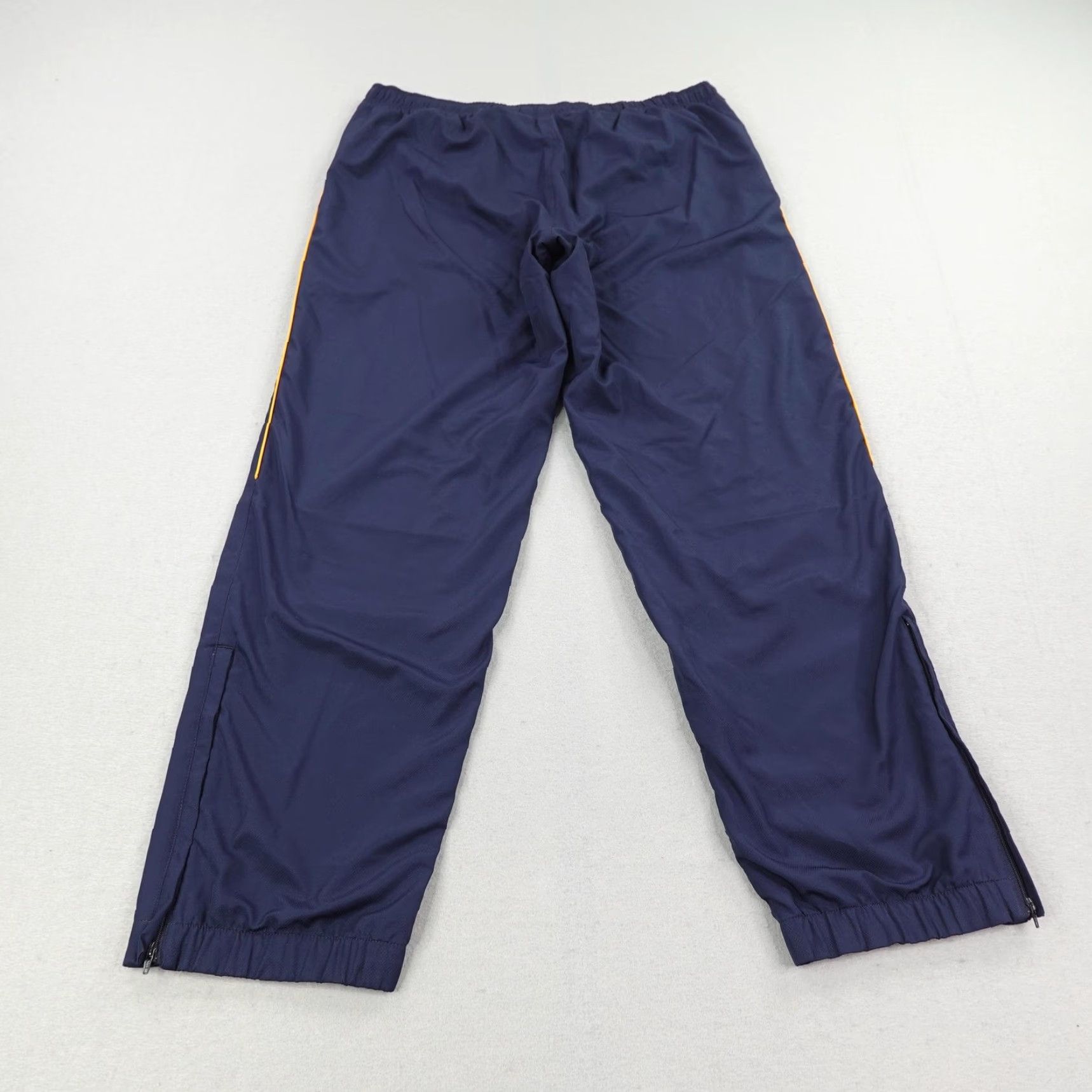 Lacoste Lacoste Sport Pants Mens 2XL Blue Lined Windbreaker Track Joggers Ankle Zip Croc Size US 39 - 6 Thumbnail