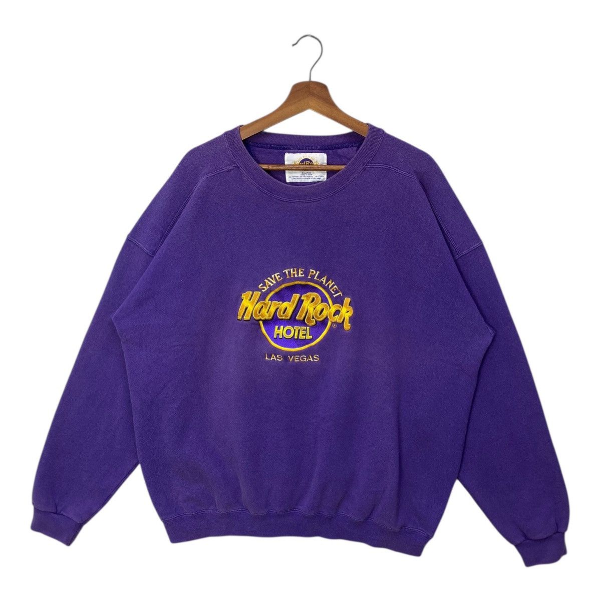 Hard Rock Cafe Vintage Hard Rock Hotel Las Vegas Sweatshirt Made In USA Size US XL / EU 56 / 4 - 1 Thumbnail