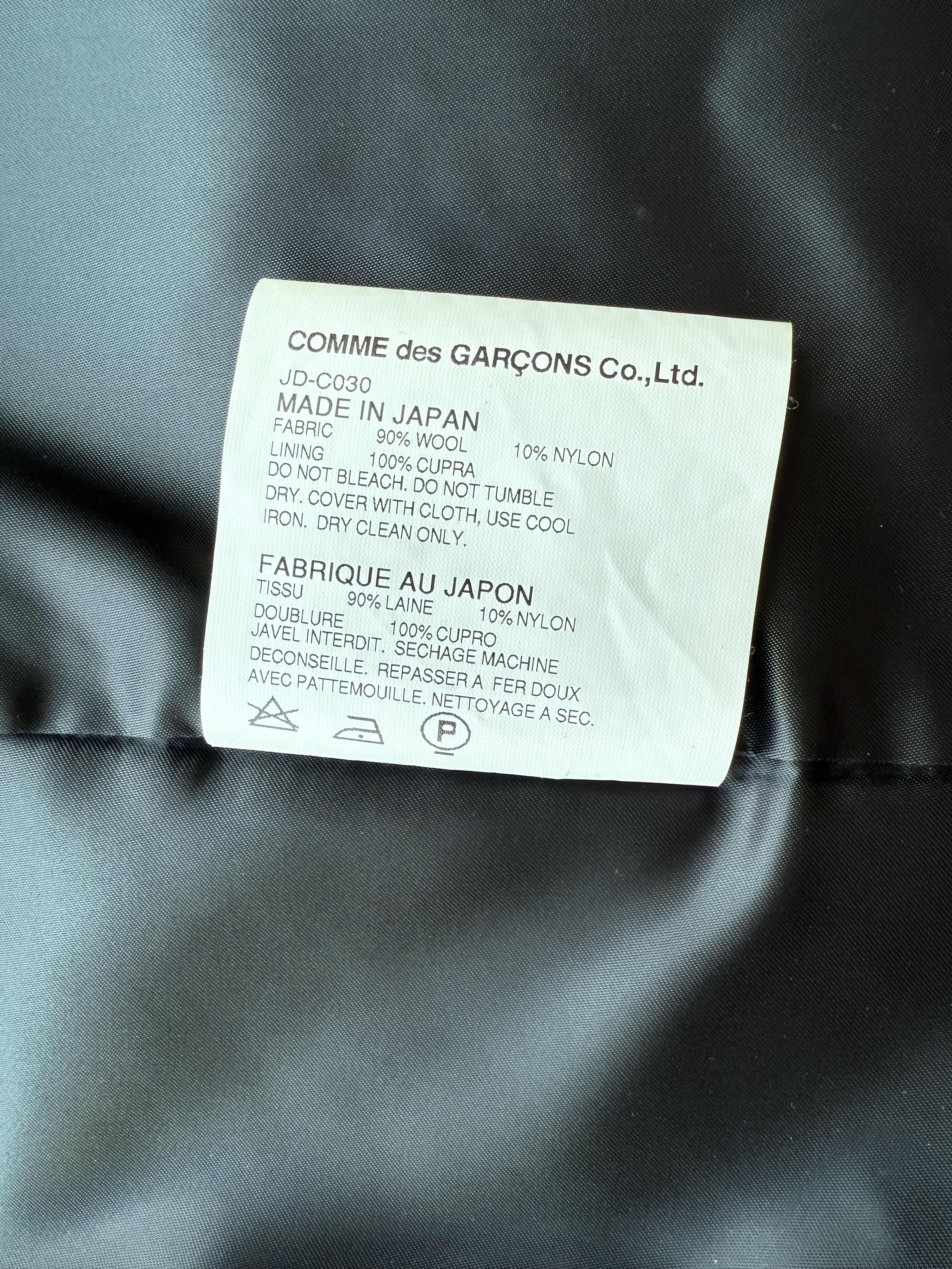Junya Watanabe Junya Watanabe Comme des Garcons Charcoal Grey Cape Poncho Size XS / US 0-2 / IT 36-38 - 16 Thumbnail