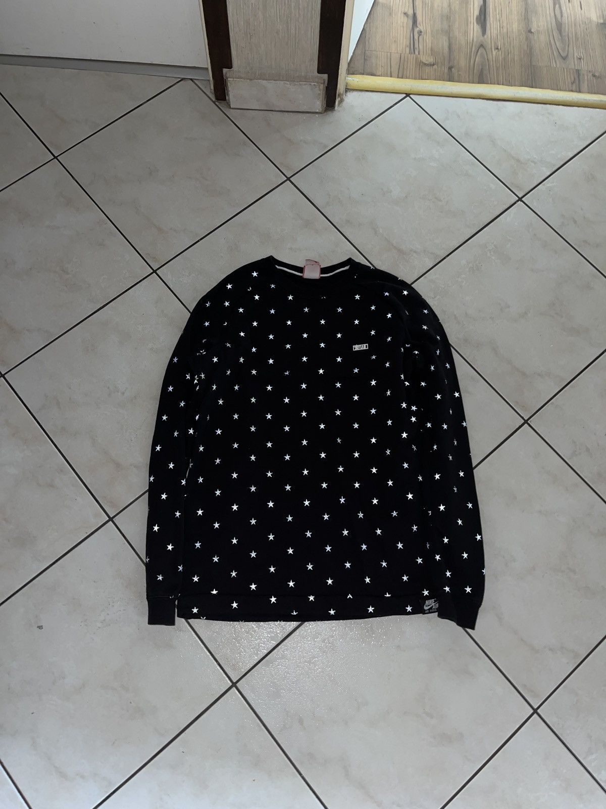 Nike × Vintage rare Nike AF1 Air Force 1 sweatshirt star all over print Size US M / EU 48-50 / 2 - 3 Thumbnail