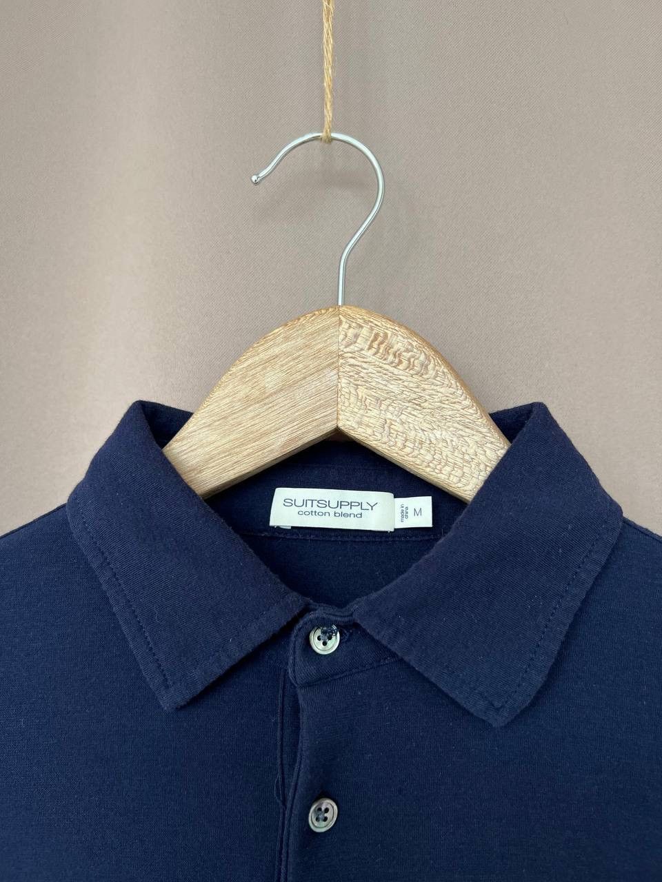 Suitsupply Suitsupply Collared Polo Long Sleeve Mens Size M Size US M / EU 48-50 / 2 - 9 Thumbnail