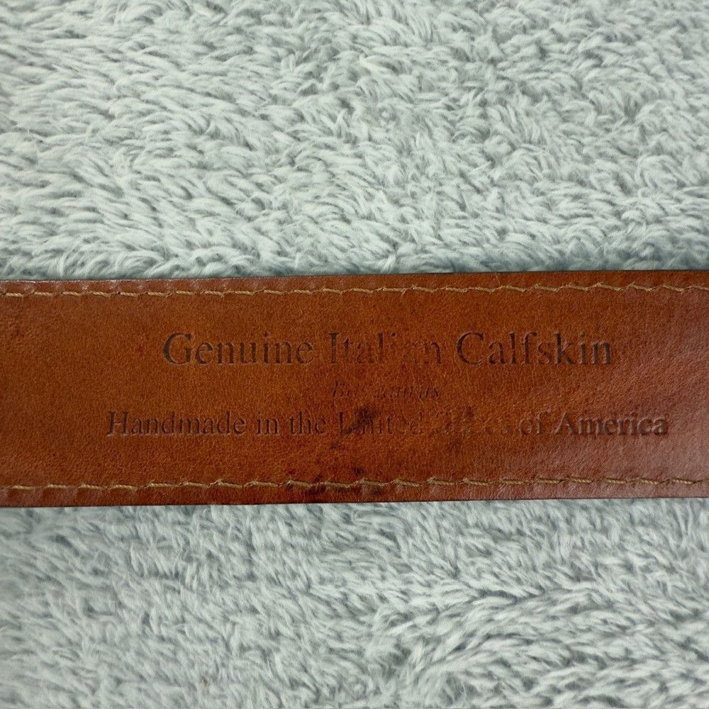 Other Patrick Gibbons Genuine Italian Carlfskin Leather Belt Men’ Size 40 - 3 Thumbnail