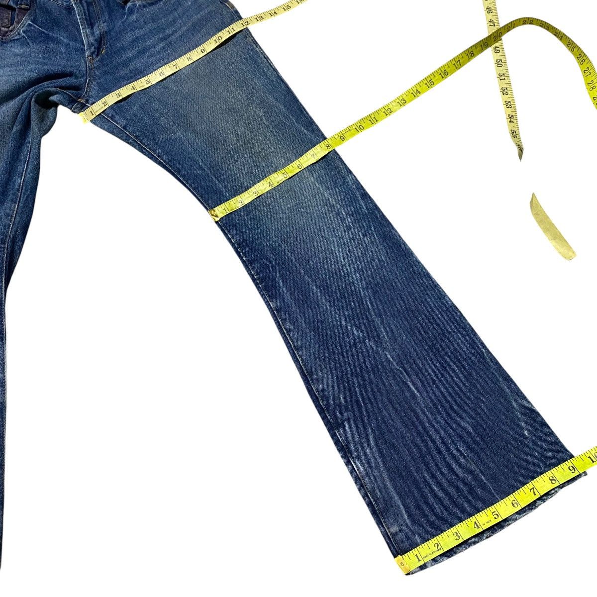 semanticdesign Semantic Design Denim Flare Jeans Distressed Size US 33 - 19 Thumbnail