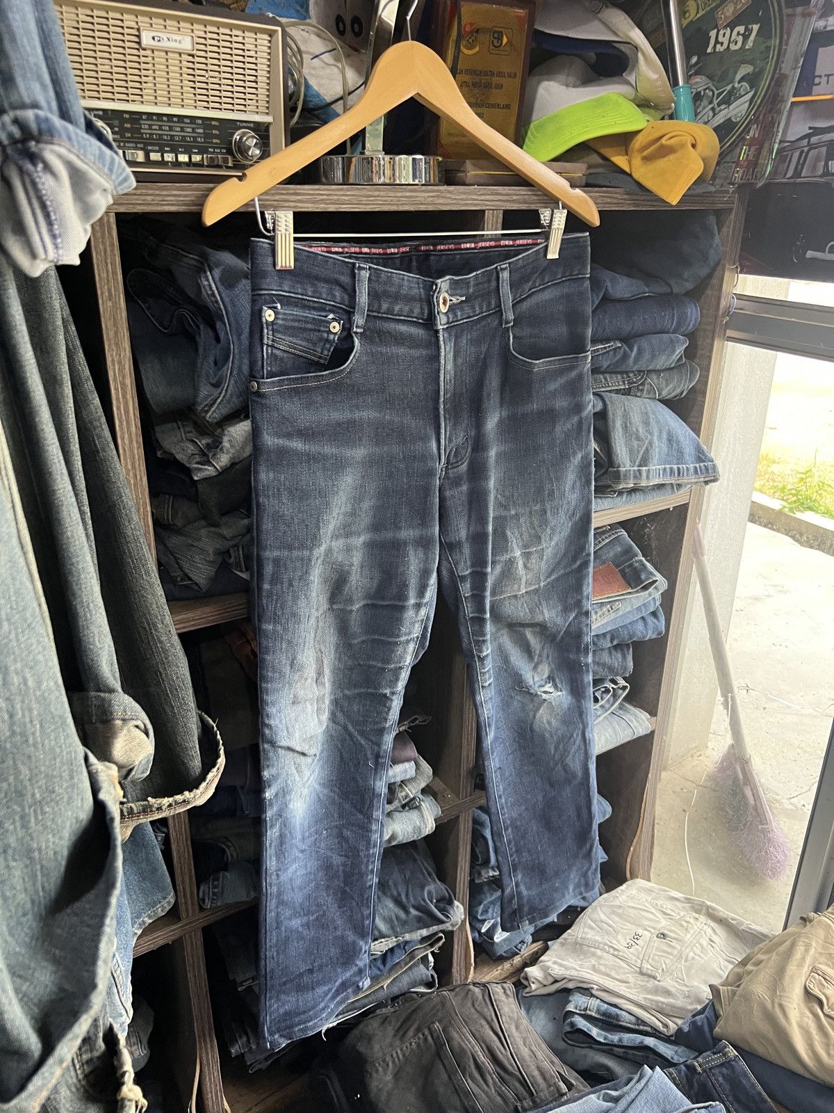 Edwin 🔥Stretchable Edwin Jerseys Distressed Denim Size US 31 - 4 Thumbnail