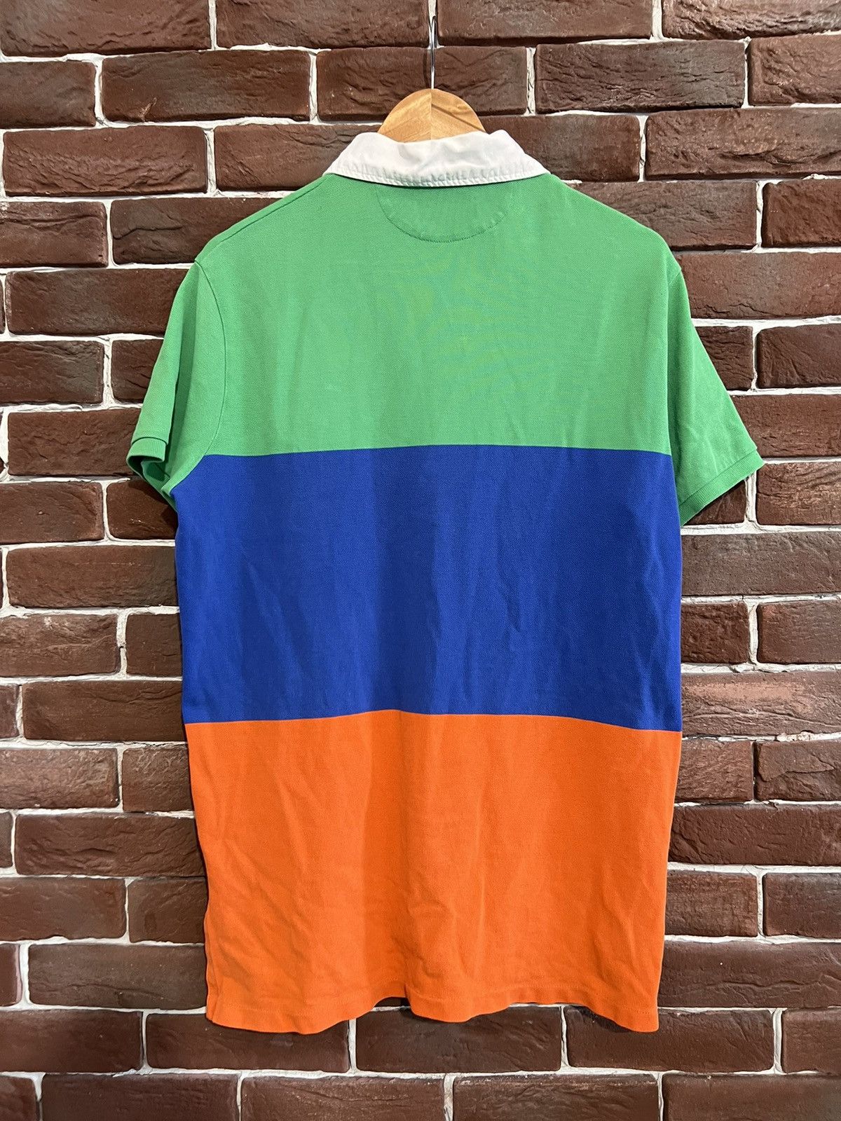Polo Ralph Lauren Polo Ralph Lauren Vintage Rugby tshirt Striped Hype Rare Size US L / EU 52-54 / 3 - 2 Thumbnail