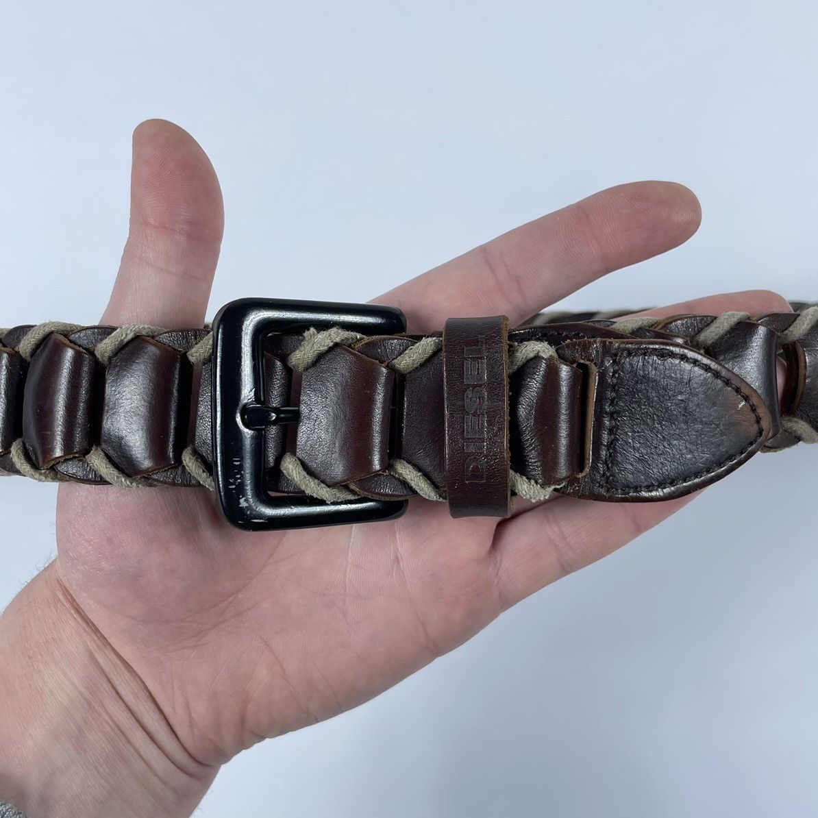 Diesel Diesel Vintage Leather Belt Size ONE SIZE - 2 Thumbnail