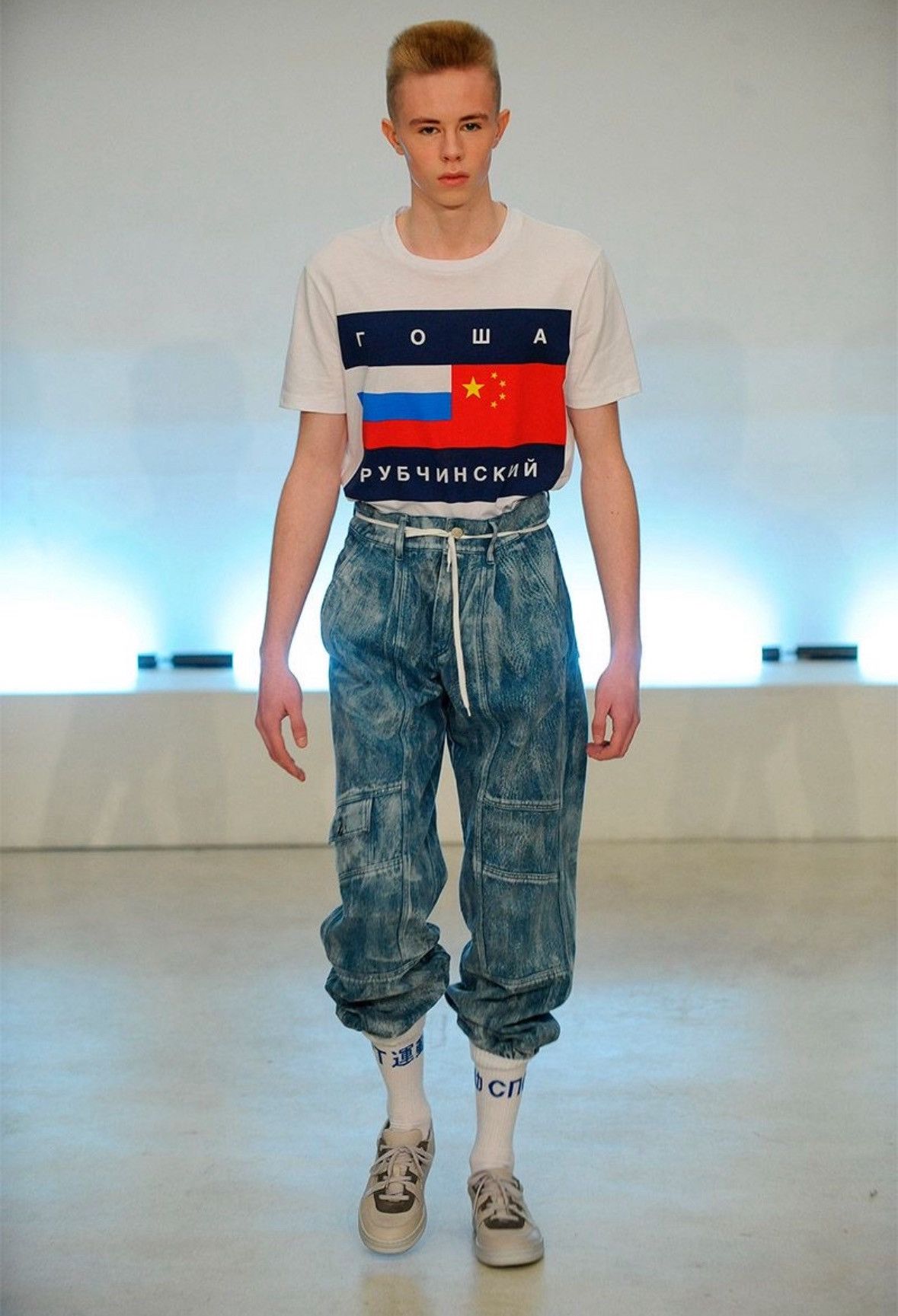 Gosha Rubchinskiy AW2015 GOSHA RUBCHINSKIY FLAG T-SHIRT Size US M / EU 48-50 / 2 - 1 Thumbnail