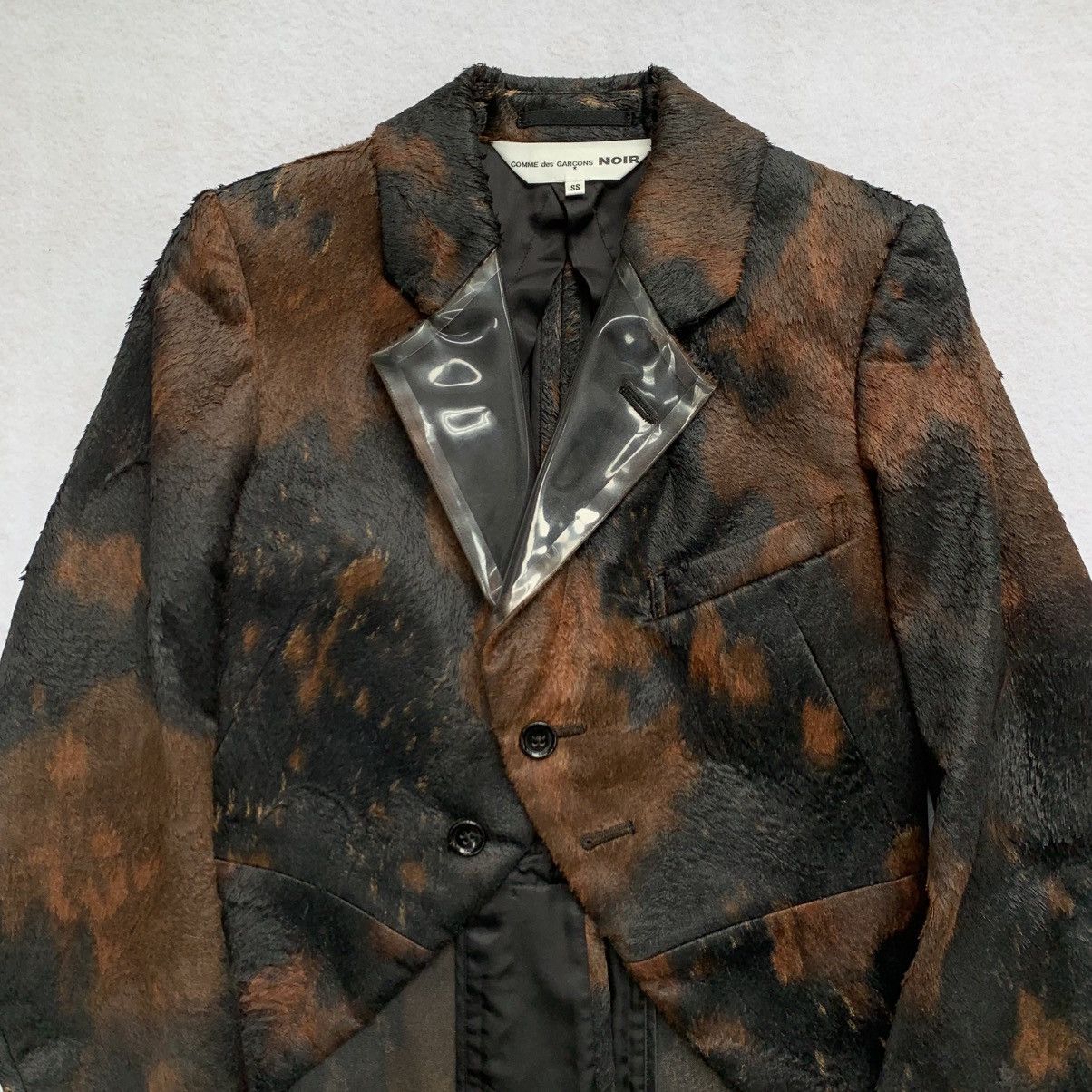 Comme des Garcons COMME des Garcons NOIR AW2005 Faux Fur Shrimp Tail Blazer Size S / US 4 / IT 40 - 4 Thumbnail