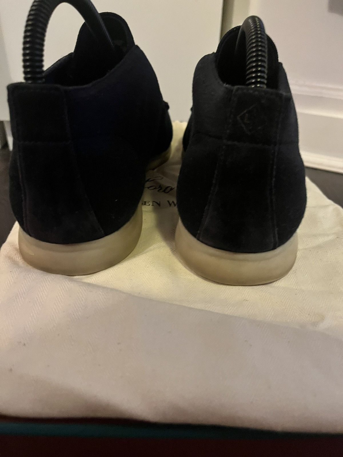 Loro Piana Loro Piana Knit navy Open walk uk 7/6,5 eu 41/40.5 Size US 8 / EU 41 - 5 Thumbnail