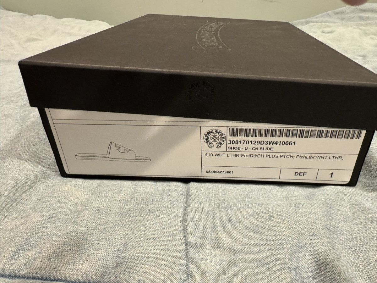 Chrome Hearts Chrome Hearts Cross Slides in White Size US 8.5 / EU 41-42 - 6 Thumbnail