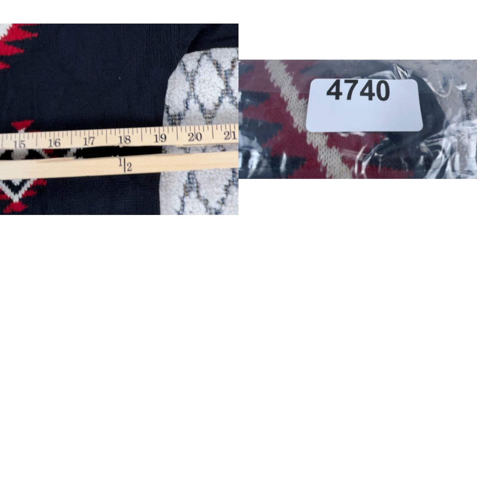 Ralph Lauren Lauren Ralph Lauren Sweater Women M Black Red Knit Aztec Tribal Southwest Z Geometric Pattern Henley All Seasons Autumn Winter Spring Vintage No Size M / US 6-8 / IT 42-44 - 8 Thumbnail