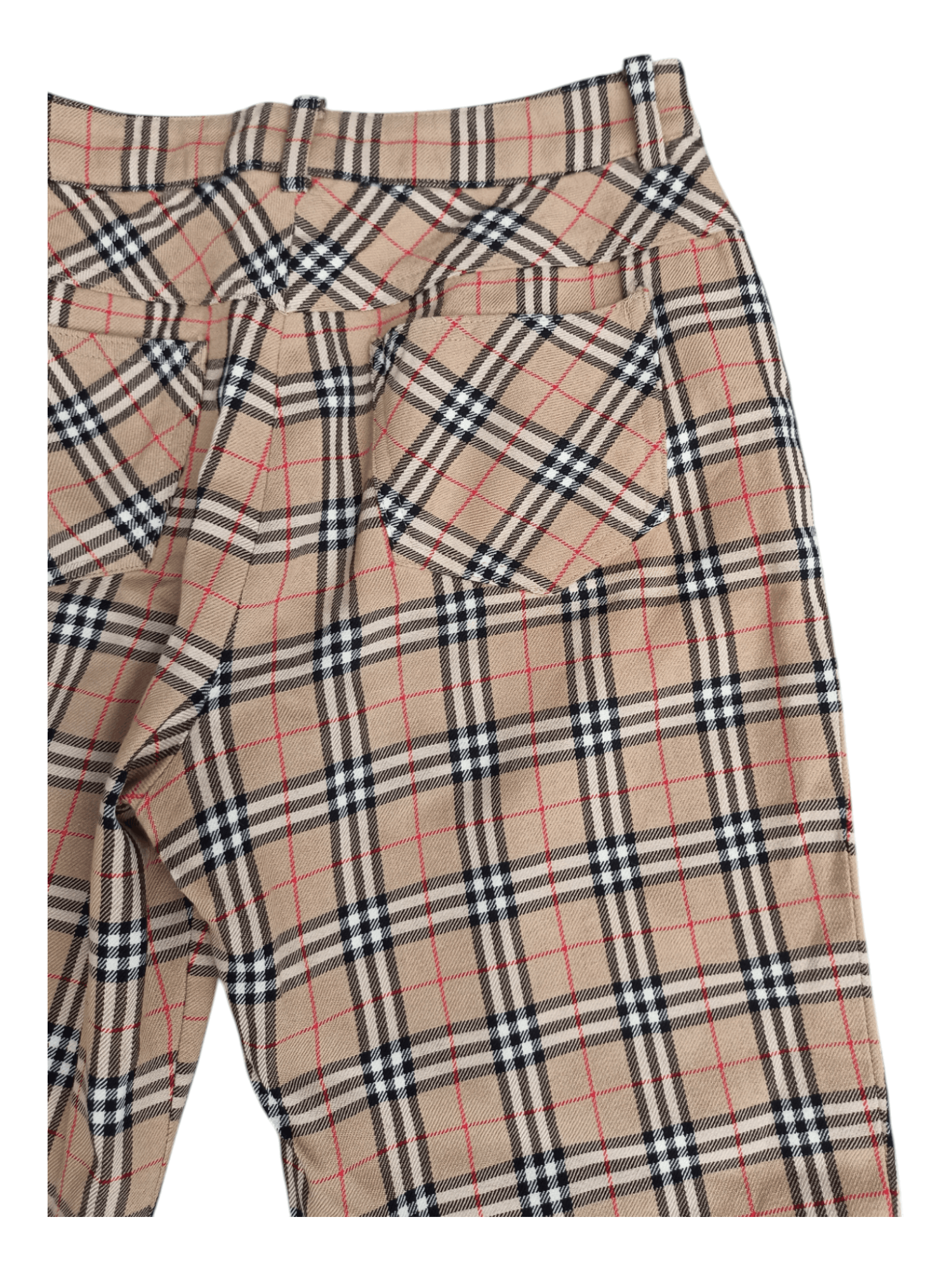 Burberry 🔥VINTAGE BURBERRY NOVA CHECK BLUE LABEL Japan Wool Pants Size 26" / US 2 / IT 38 - 13 Thumbnail