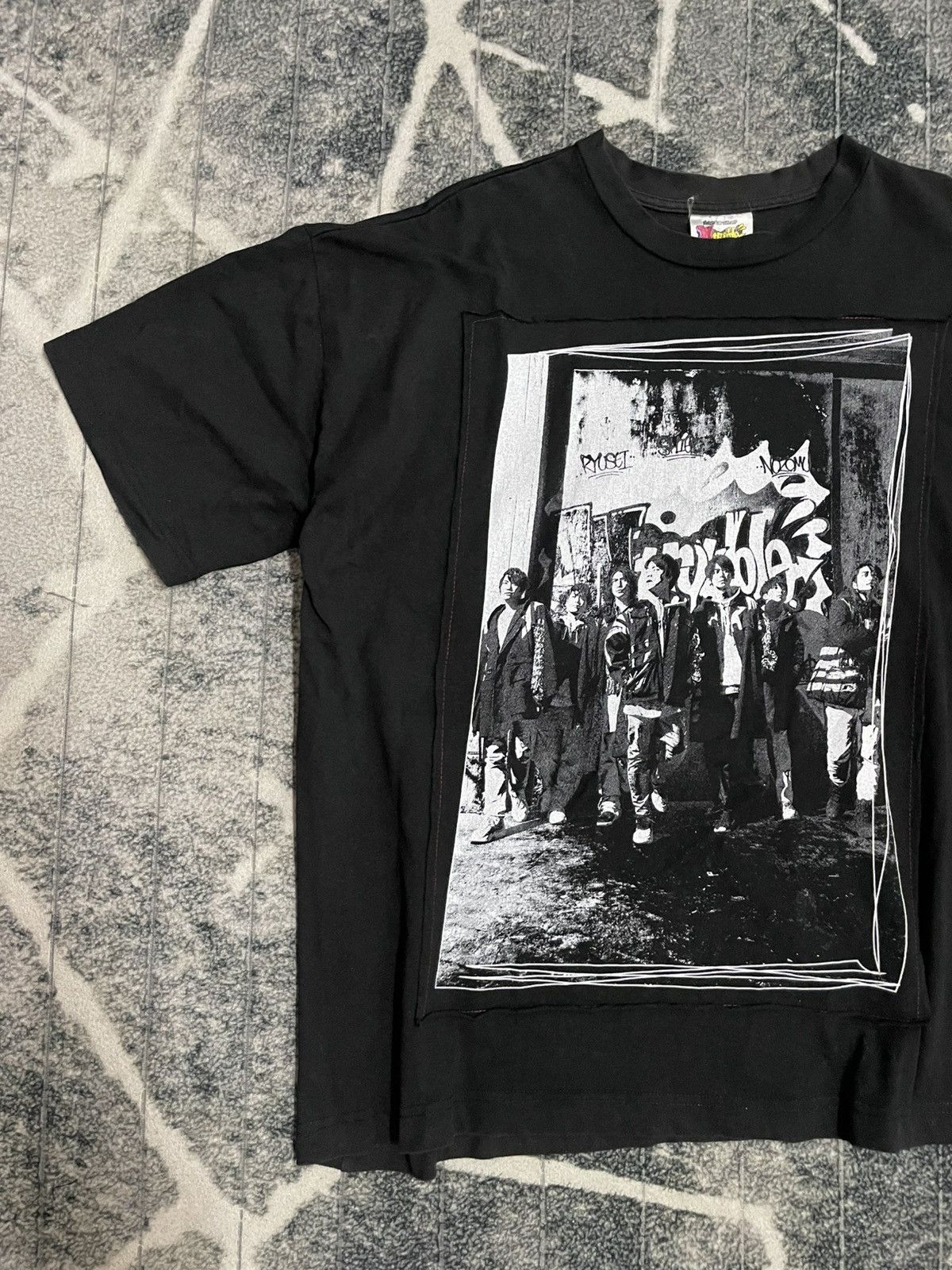 Band Tees LINE UP TROUBLE JOHNNY,S WEST TEE Size US XL / EU 56 / 4 - 2 Thumbnail